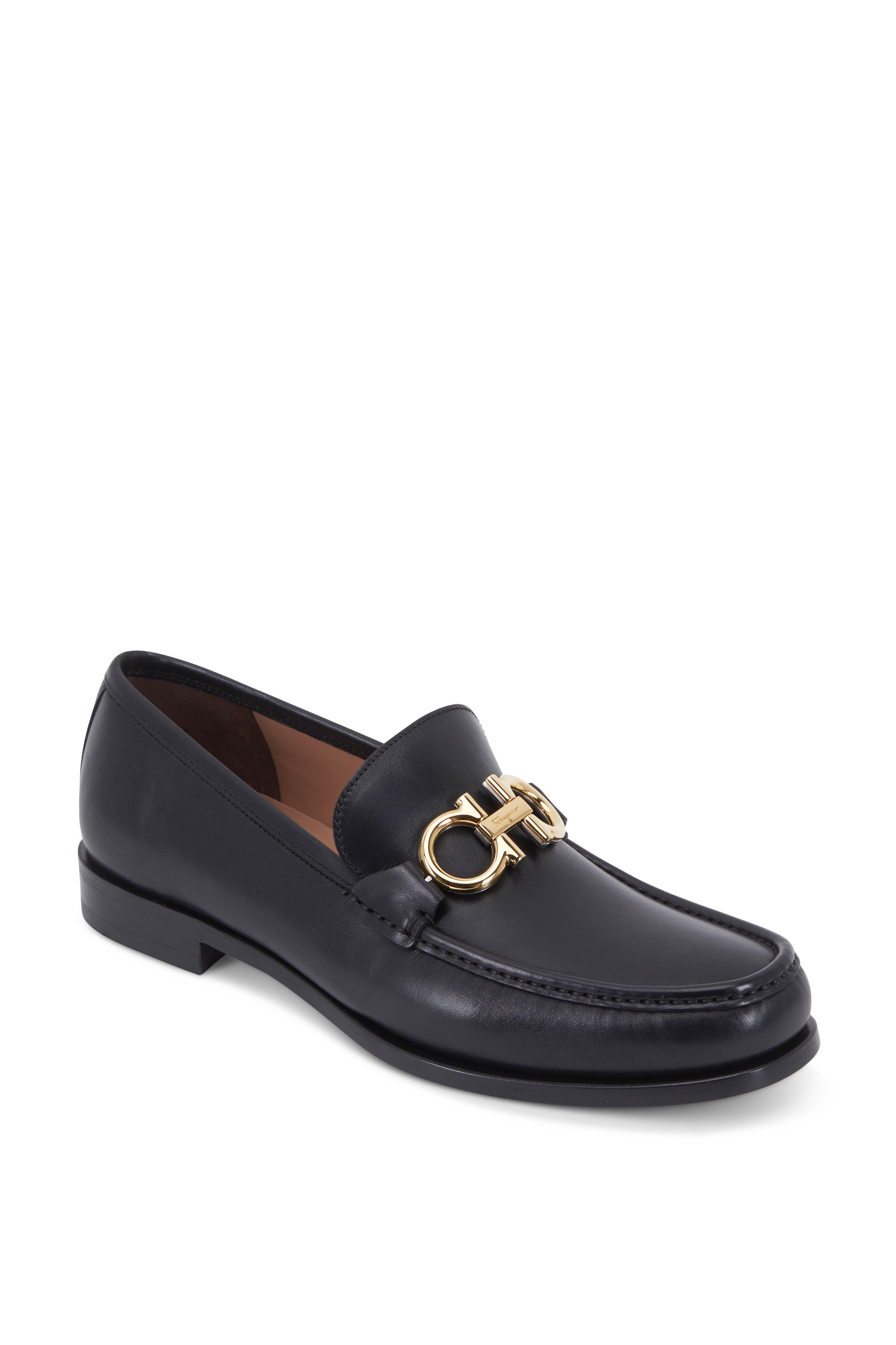 leather bit loafers