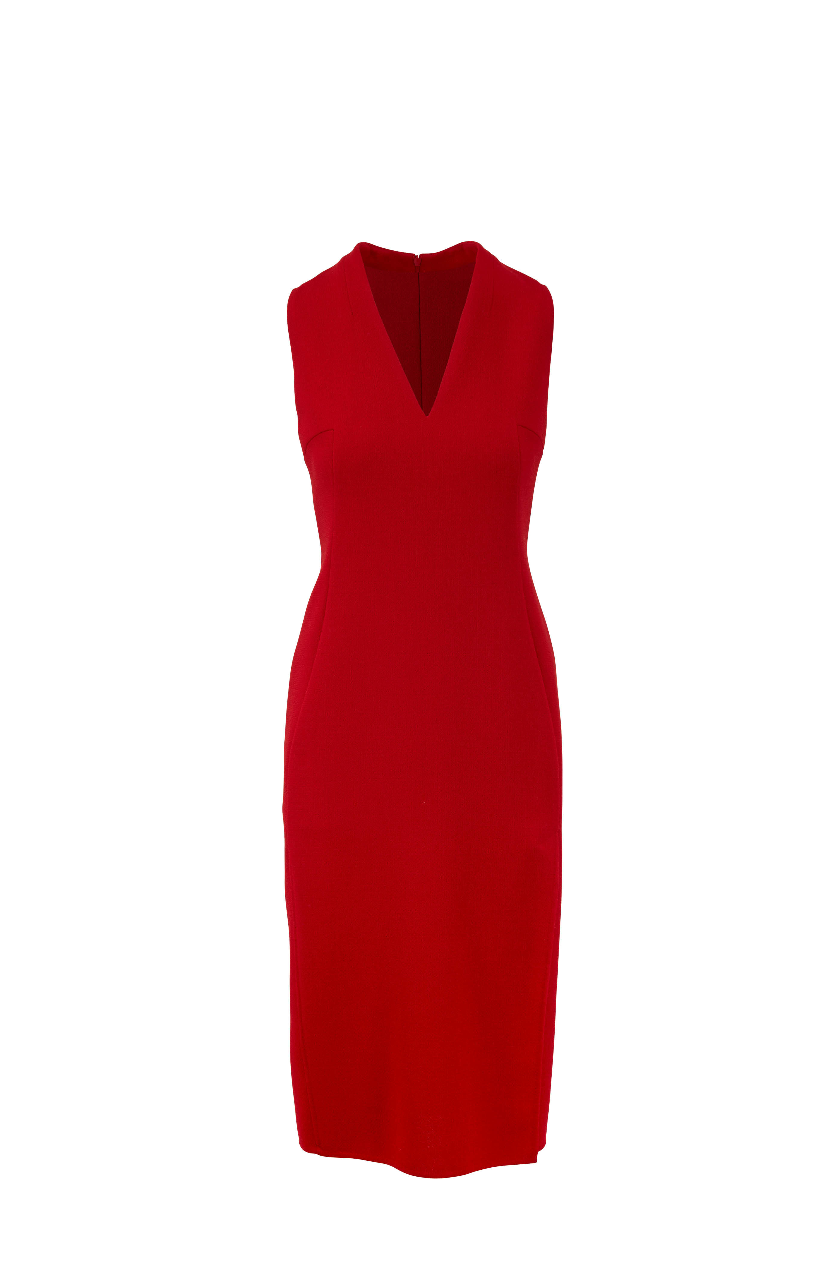 akris red dress