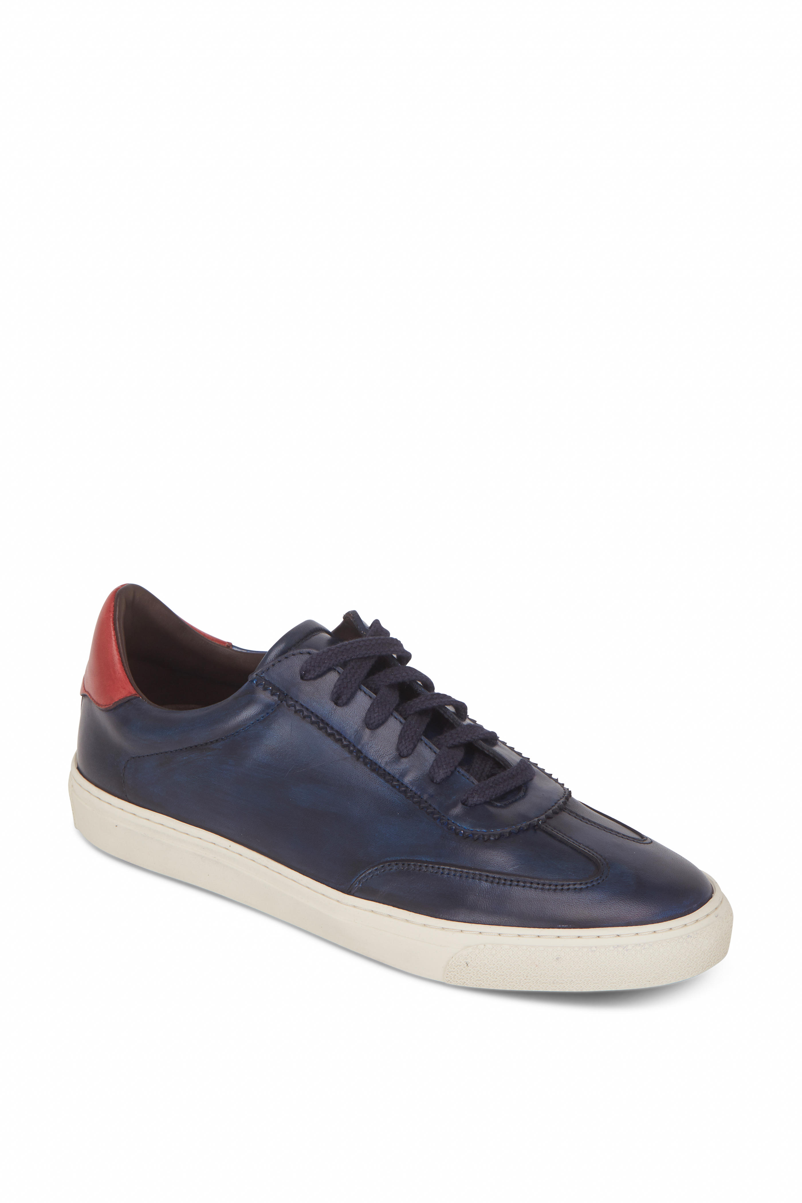 crimson red sneakers