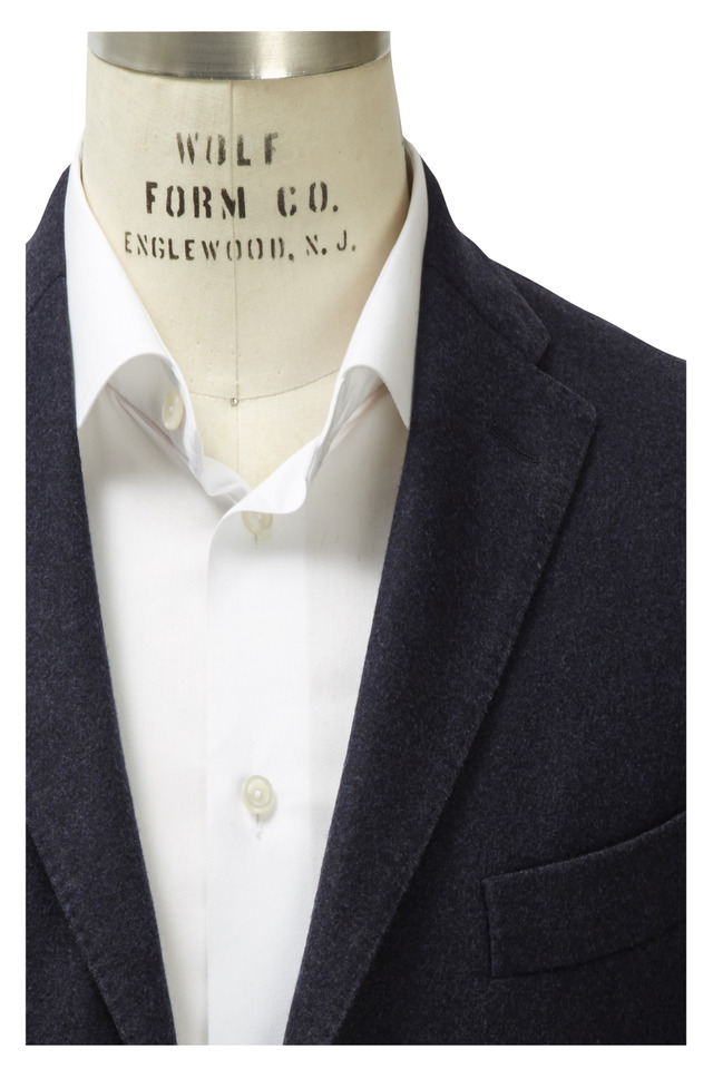 Midnight Blue Wool Sportcoat