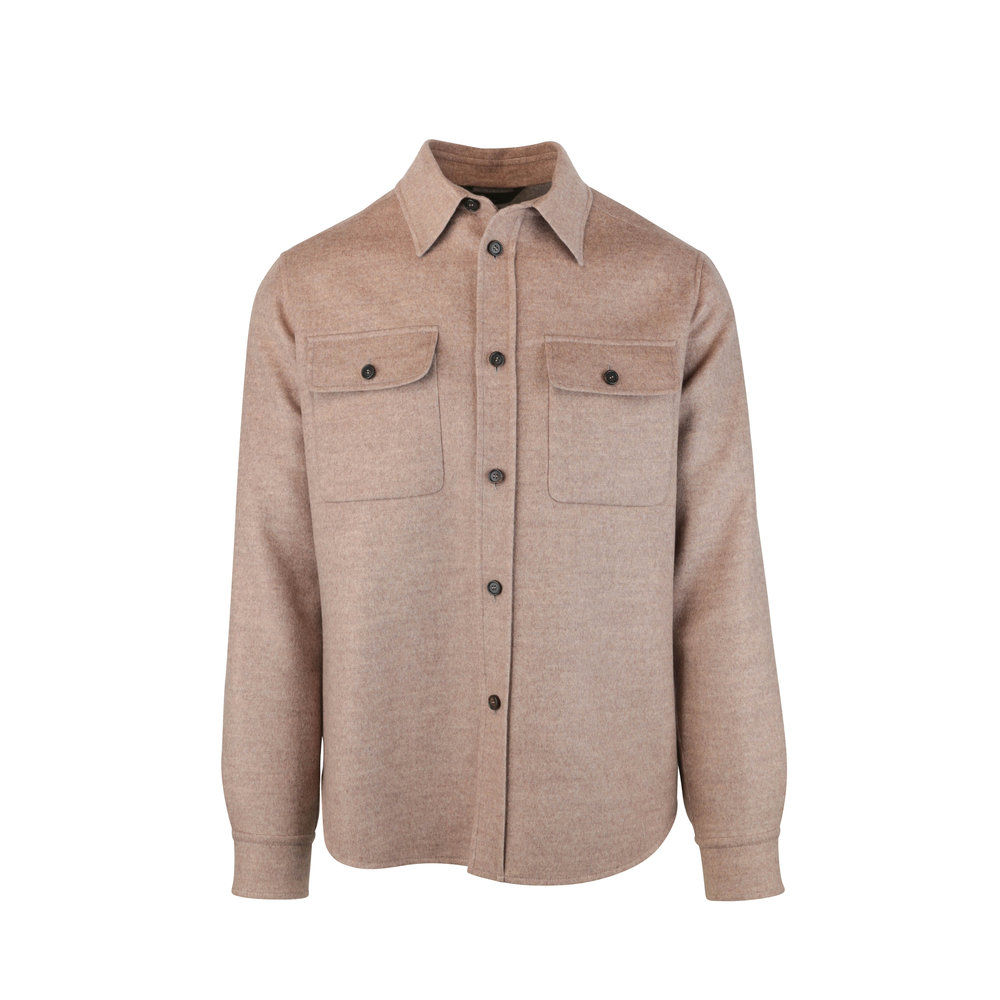 beige overshirt womens