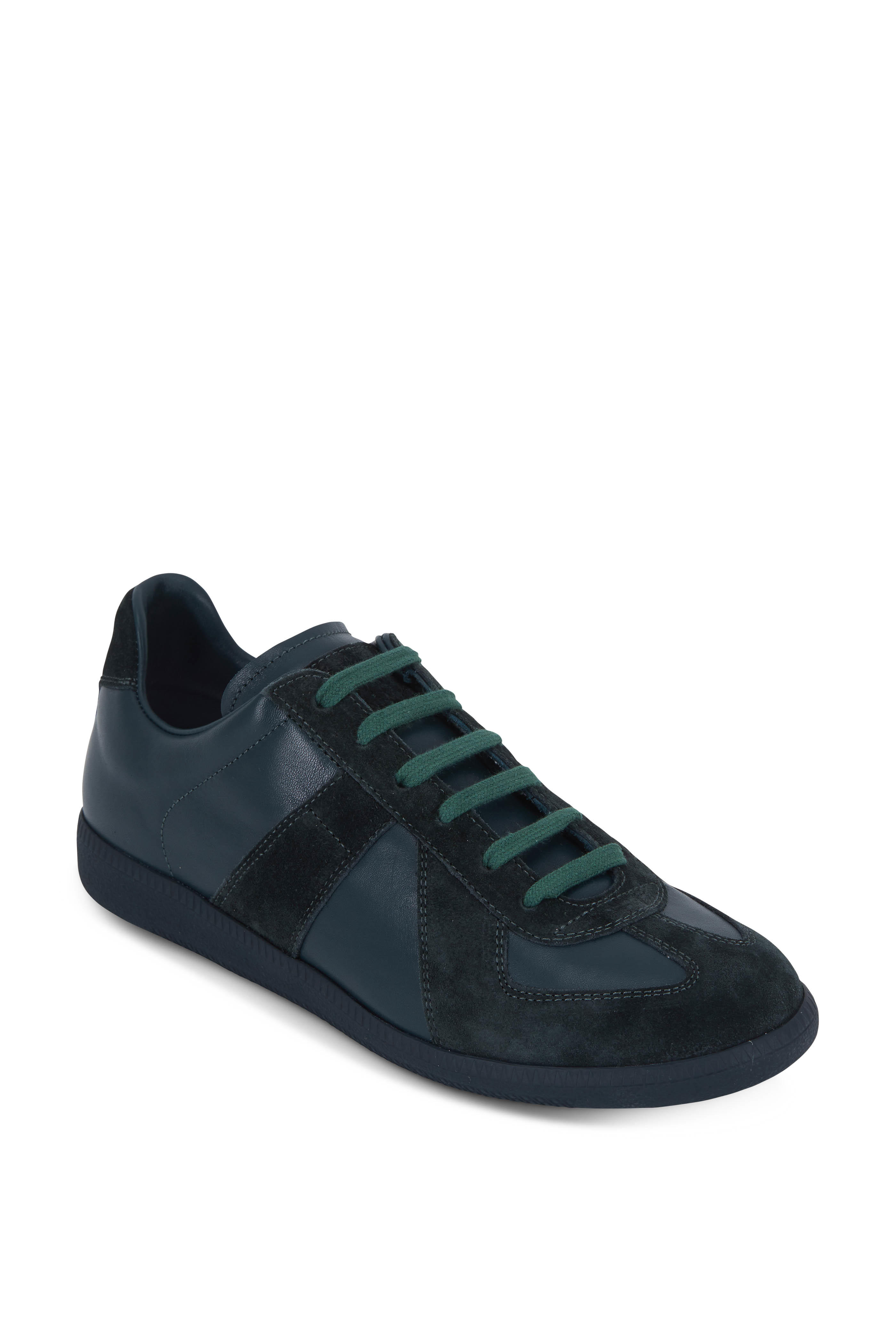 maison margiela green sneakers