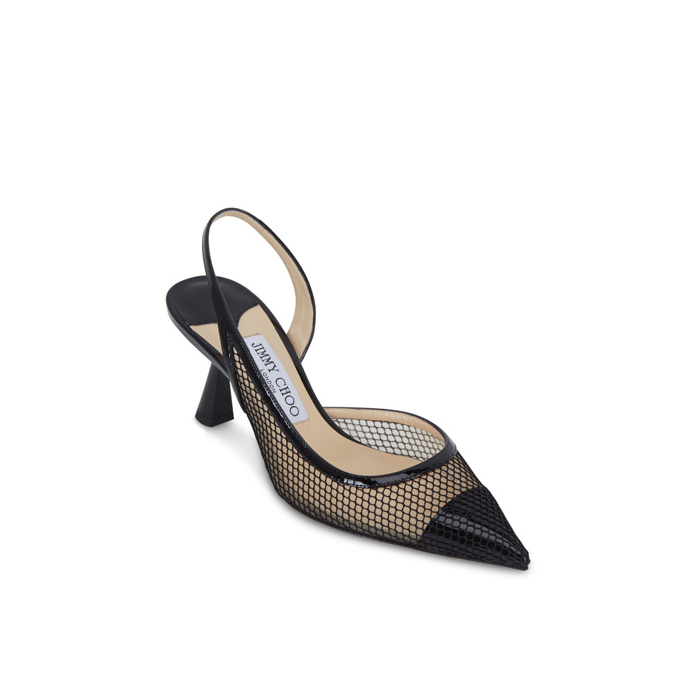 mesh slingback