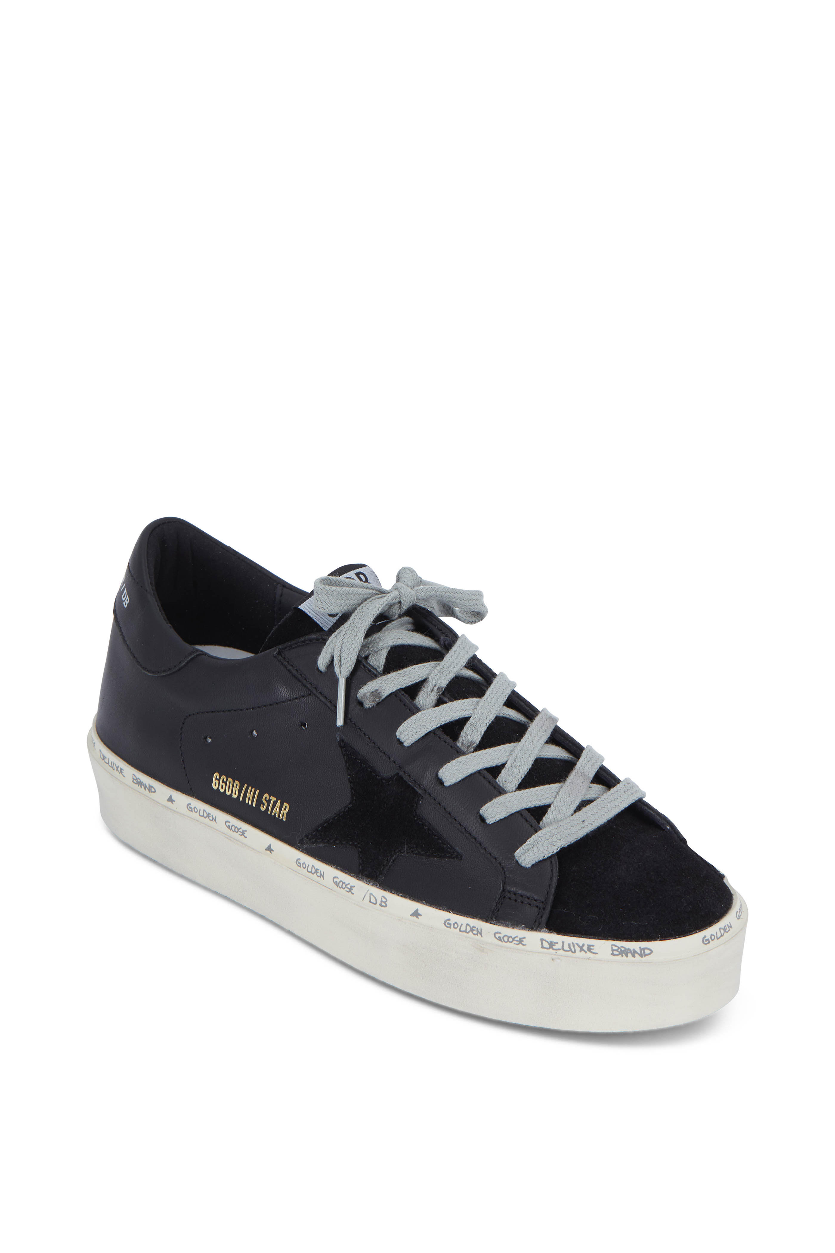 golden goose black hi star