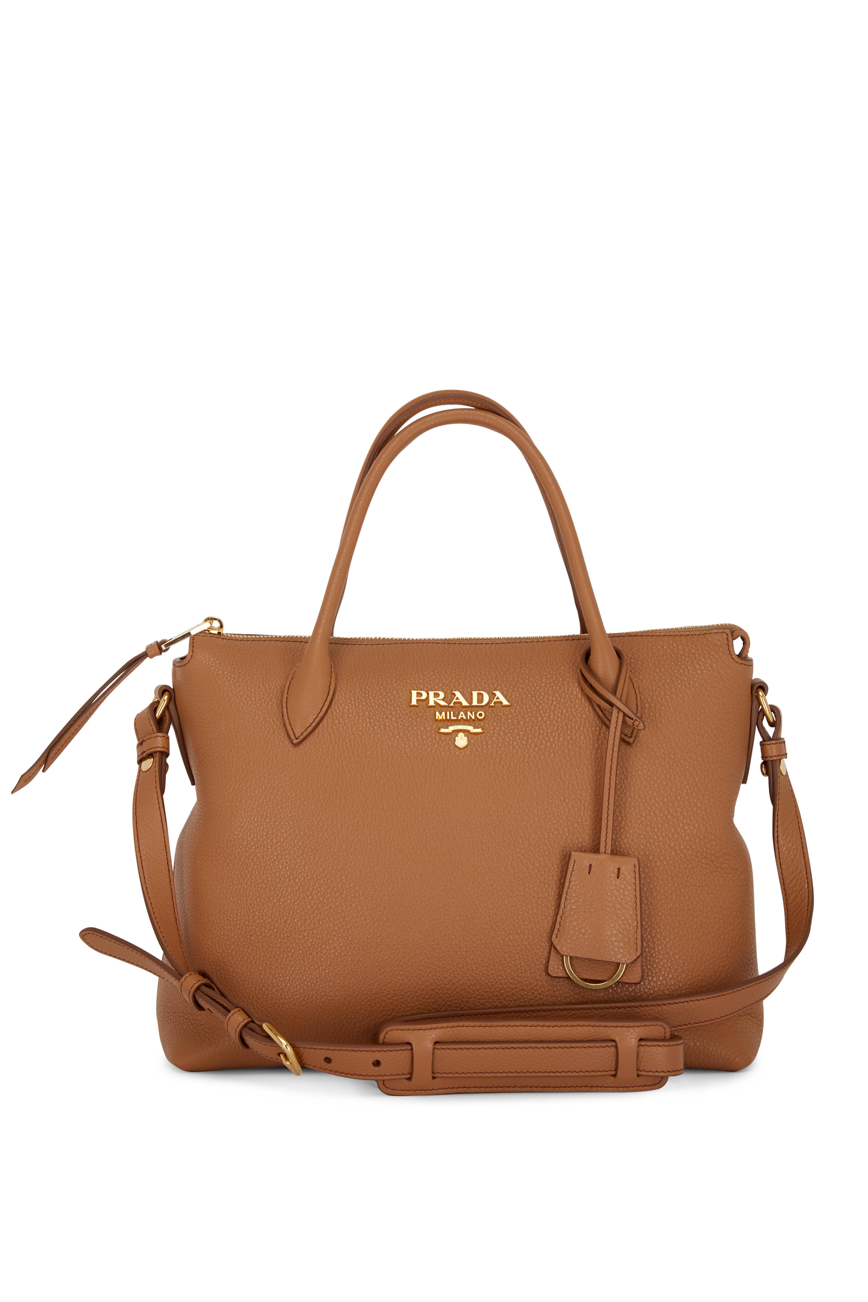 prada caramel bag