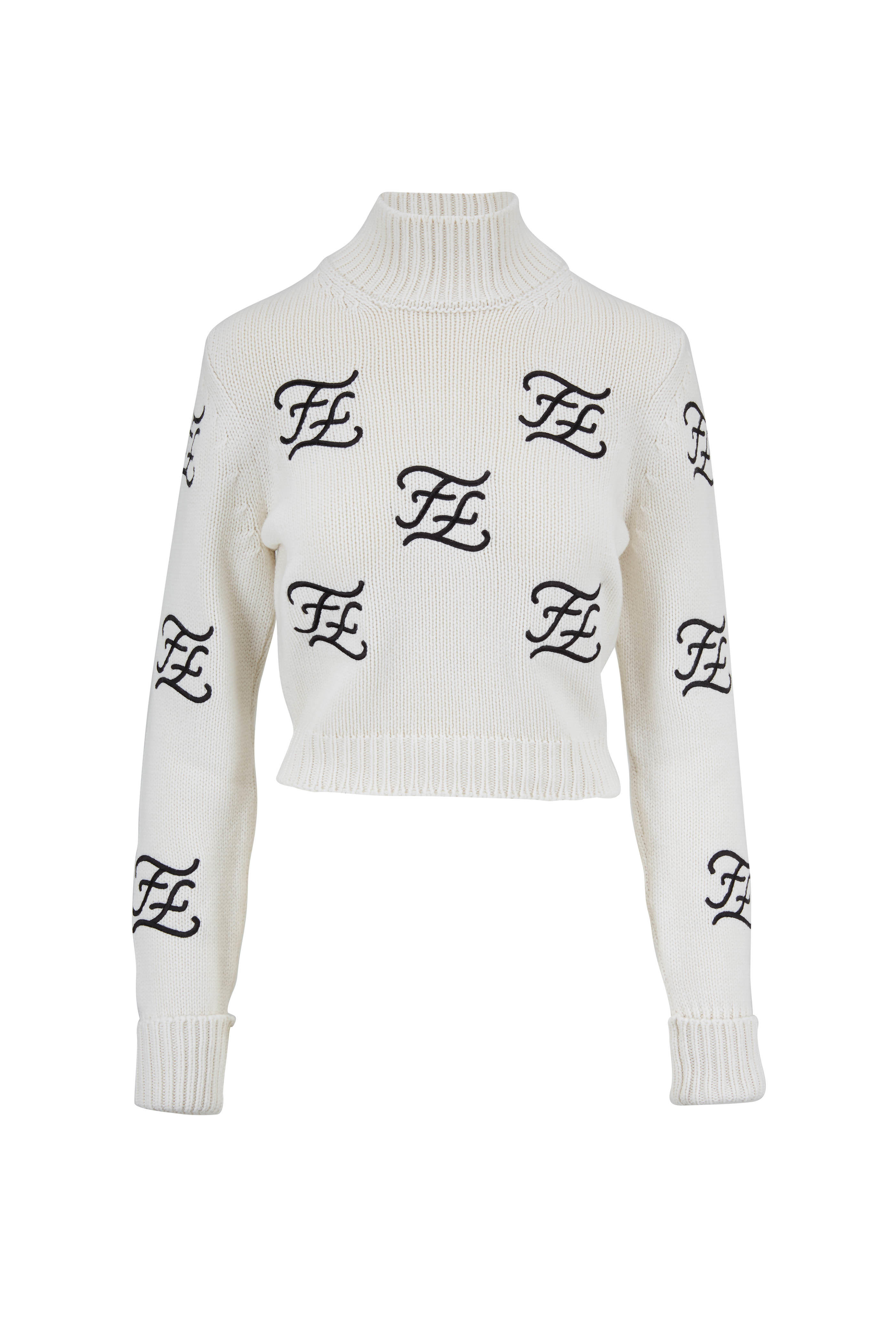 fendi crop sweater