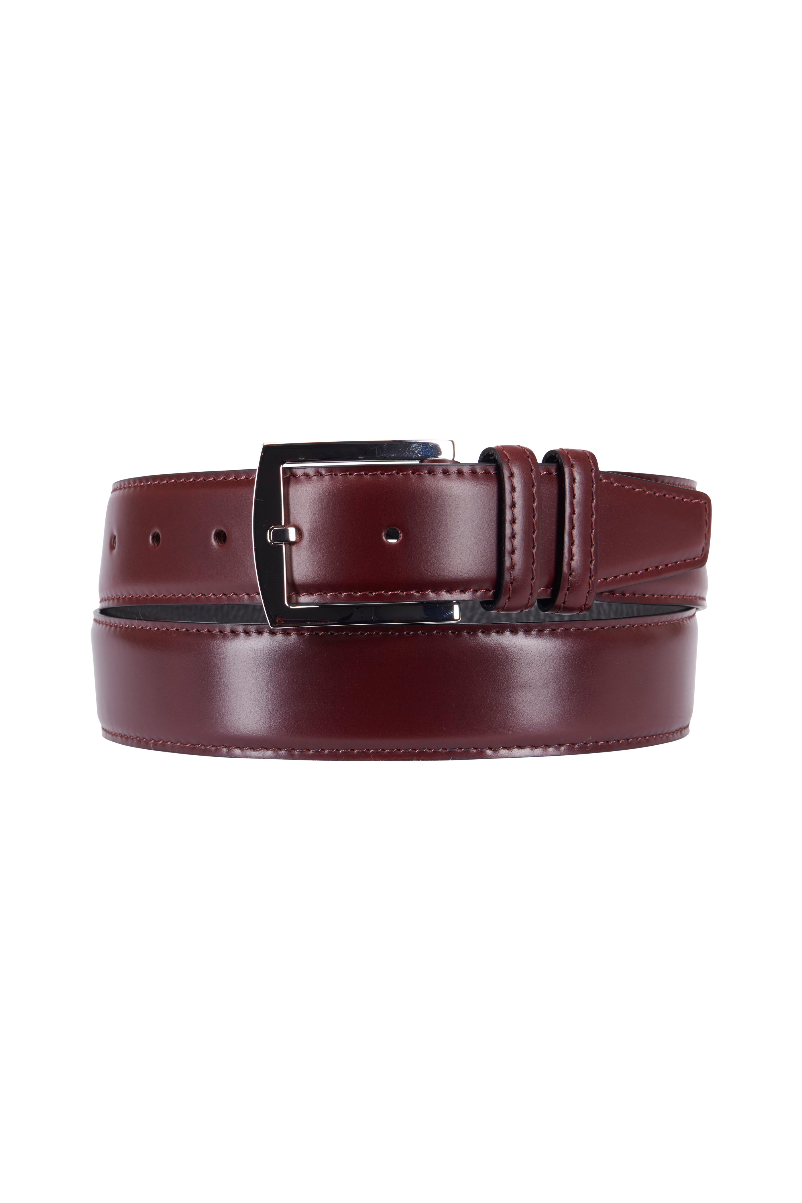 burgundy belt