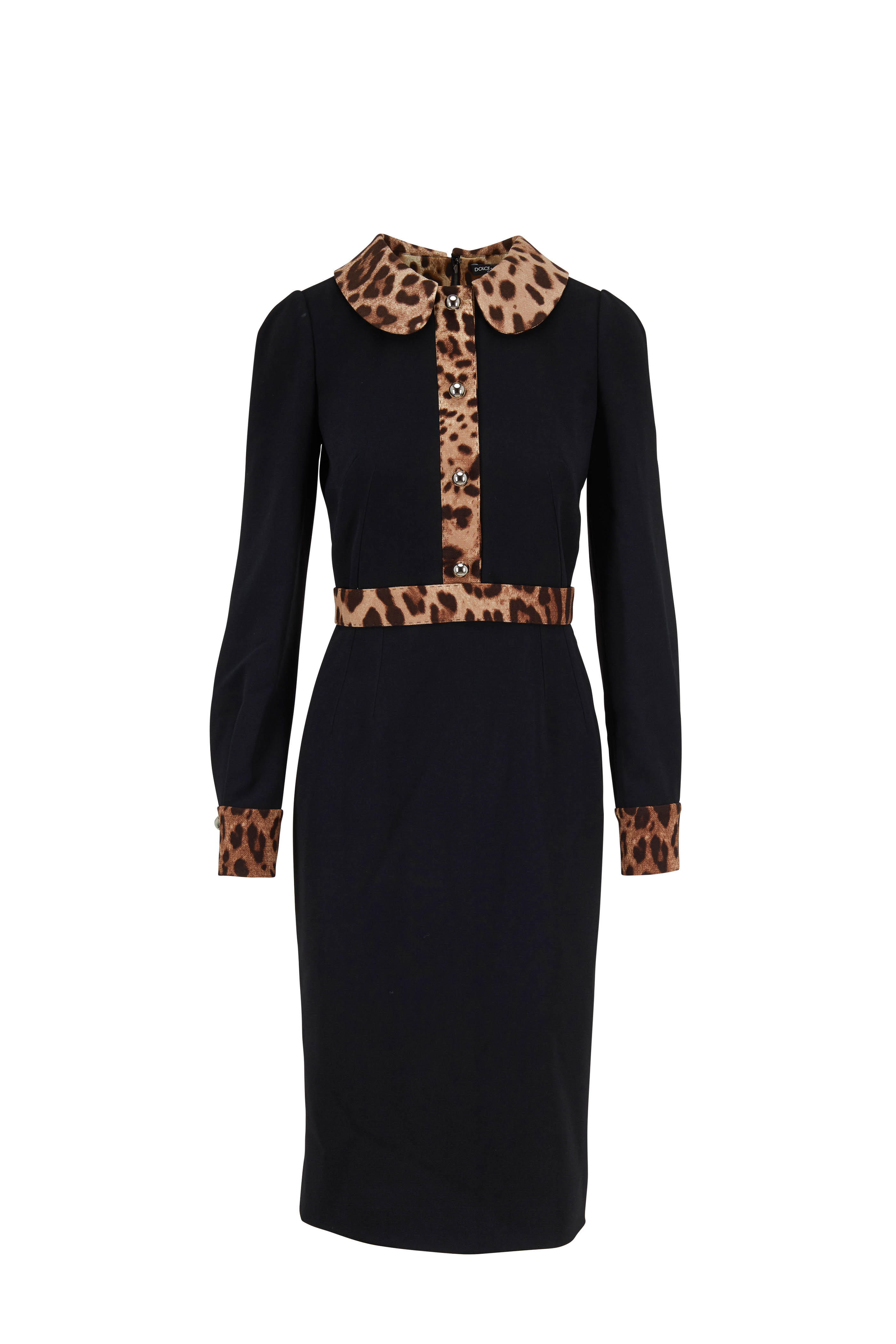 dolce and gabbana leopard print dress