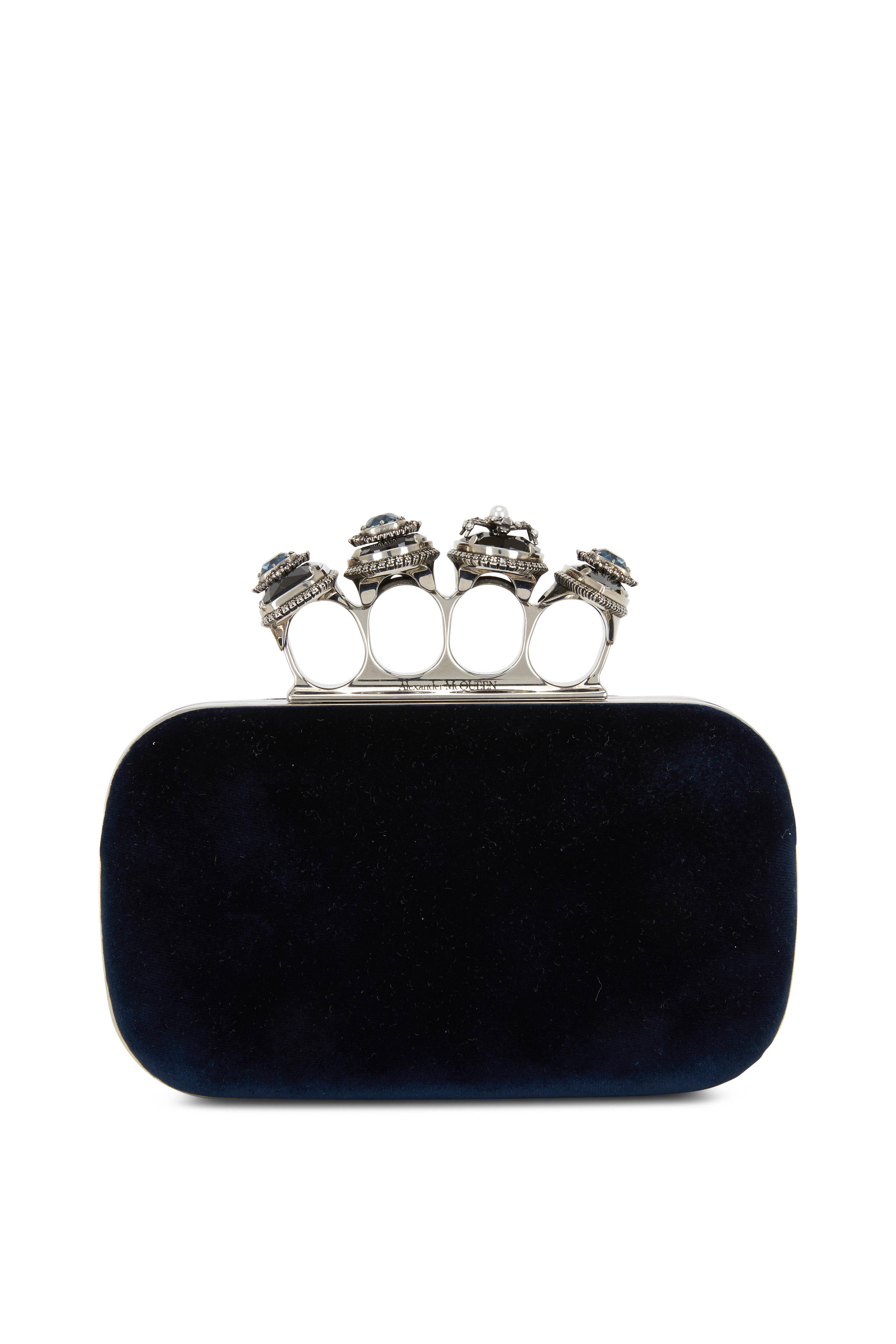 alexander mcqueen knuckle clutch