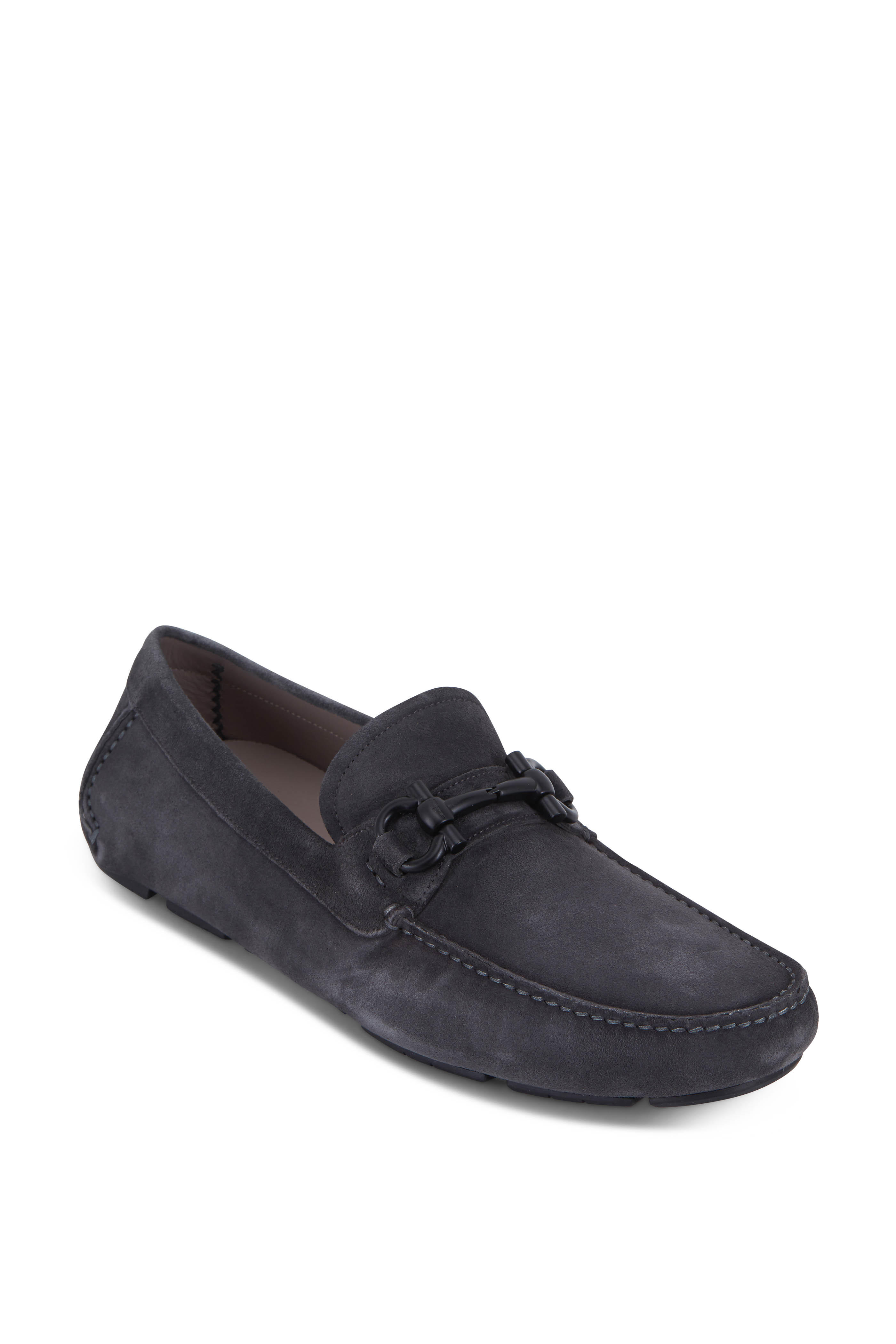 ferragamo suede drivers