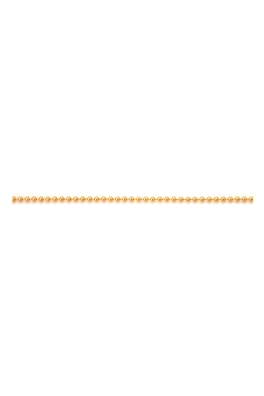 18K Yellow Gold Ball Chain