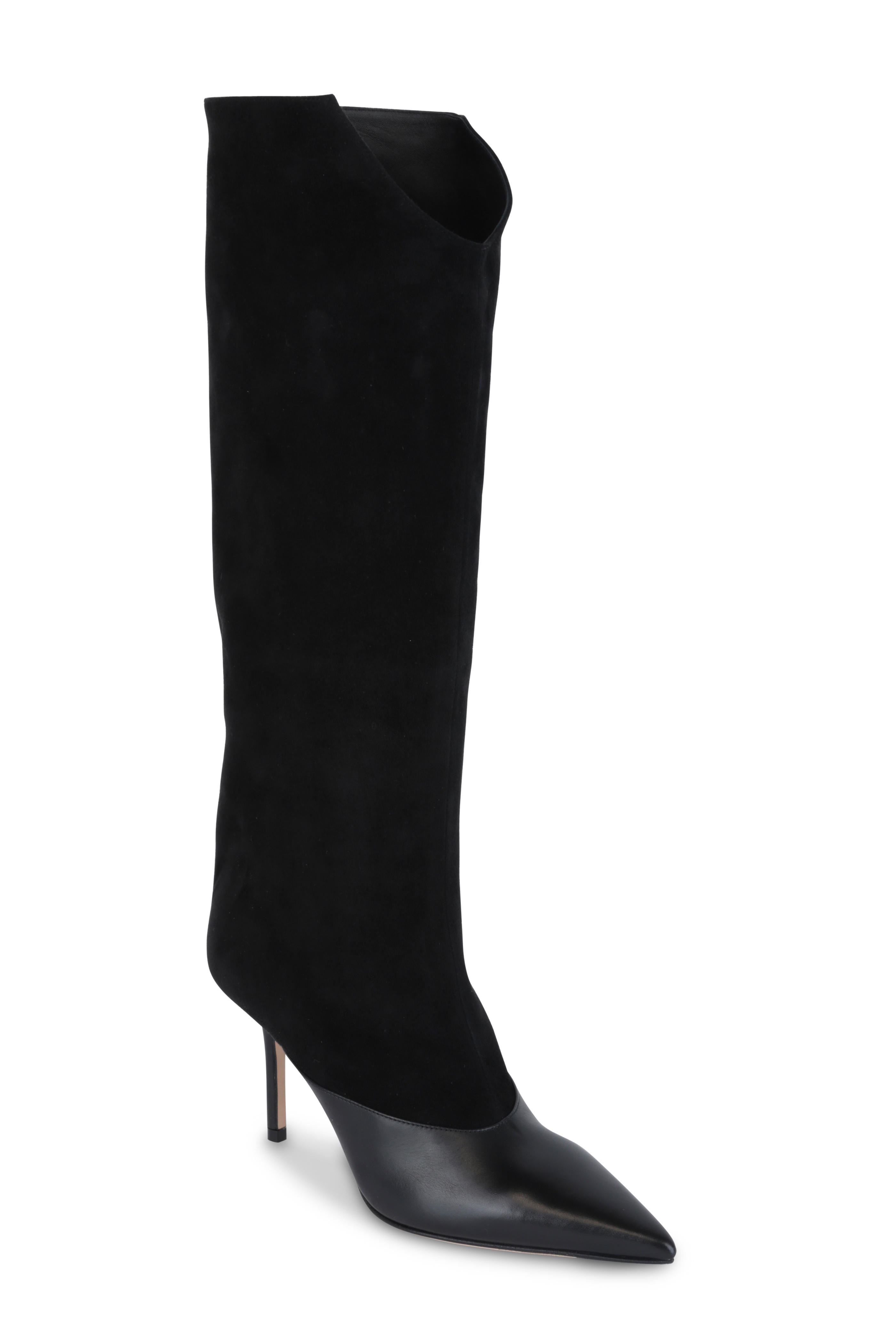 black jimmy choo boots