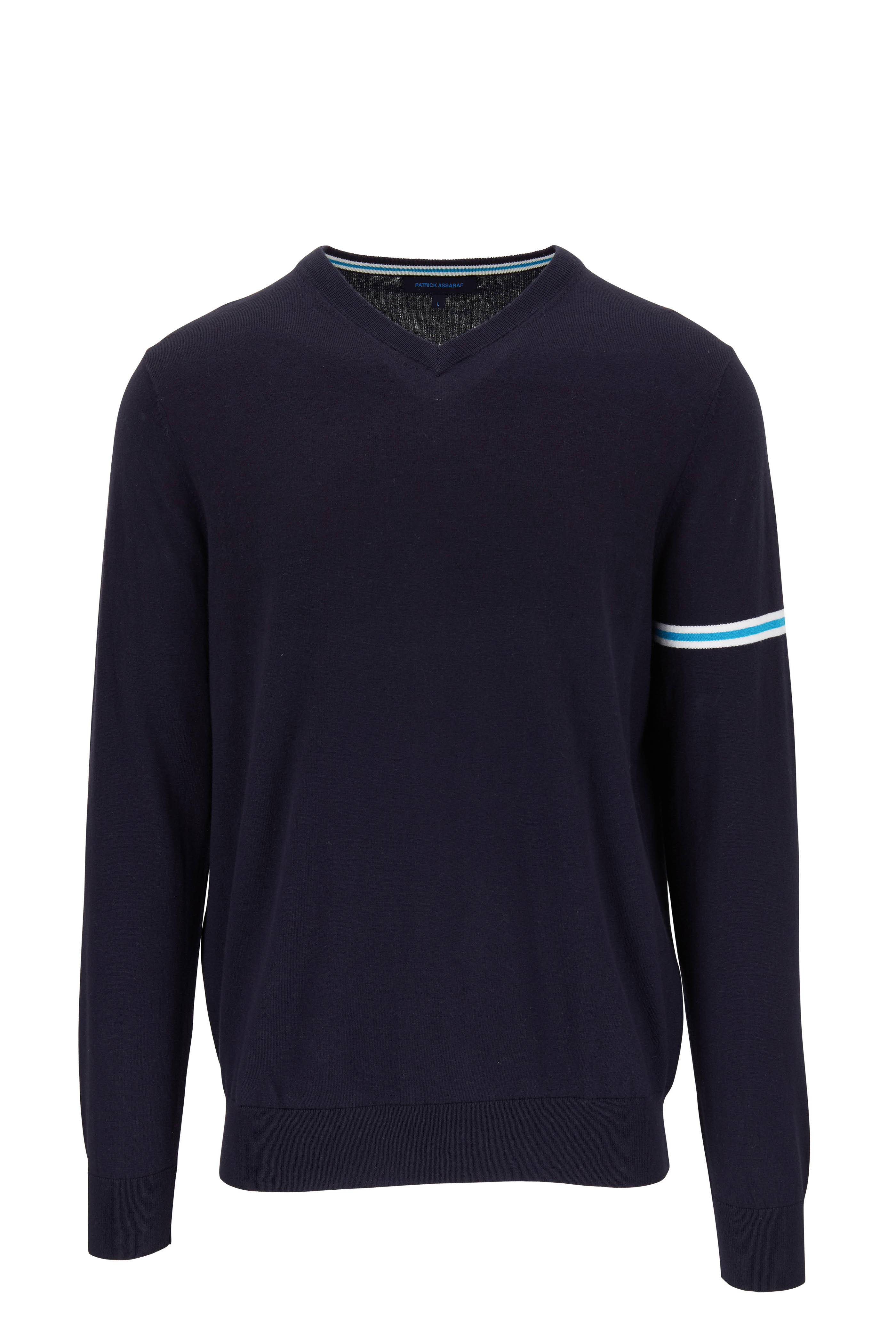 Pullover aus Cashmere mit V Neck Schwarz Pullover aus Cashmere mit V Neck Schwarz