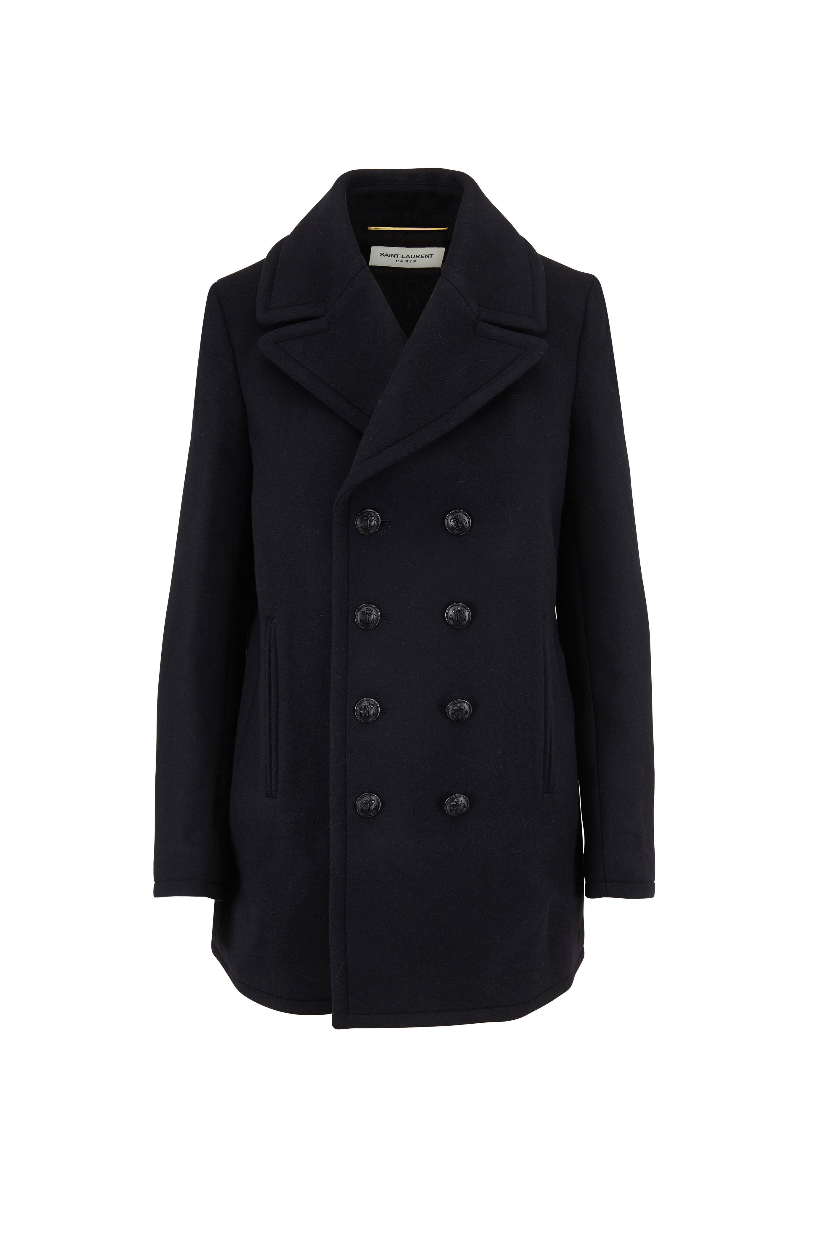 saint laurent peacoat