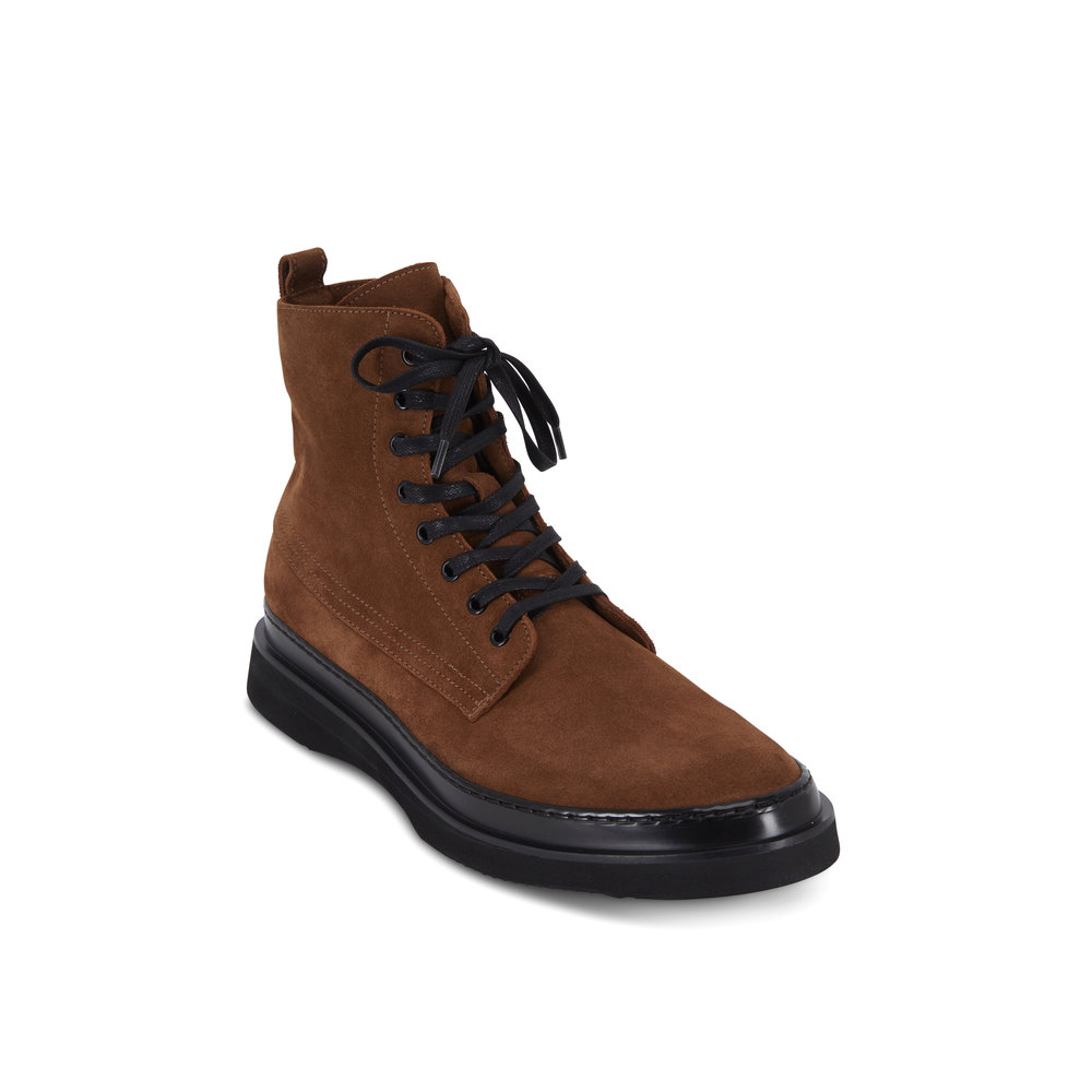 aquatalia corbin lace-up suede boots