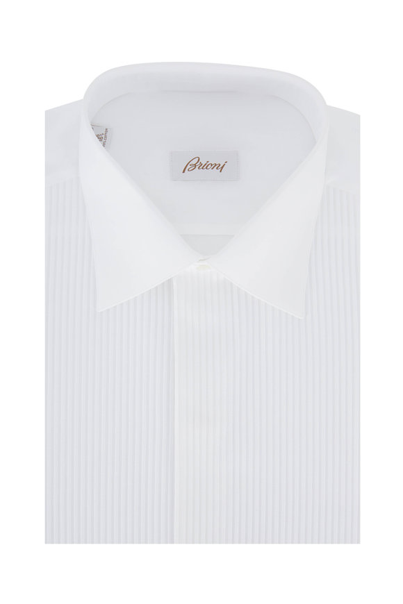 brioni white dress shirt