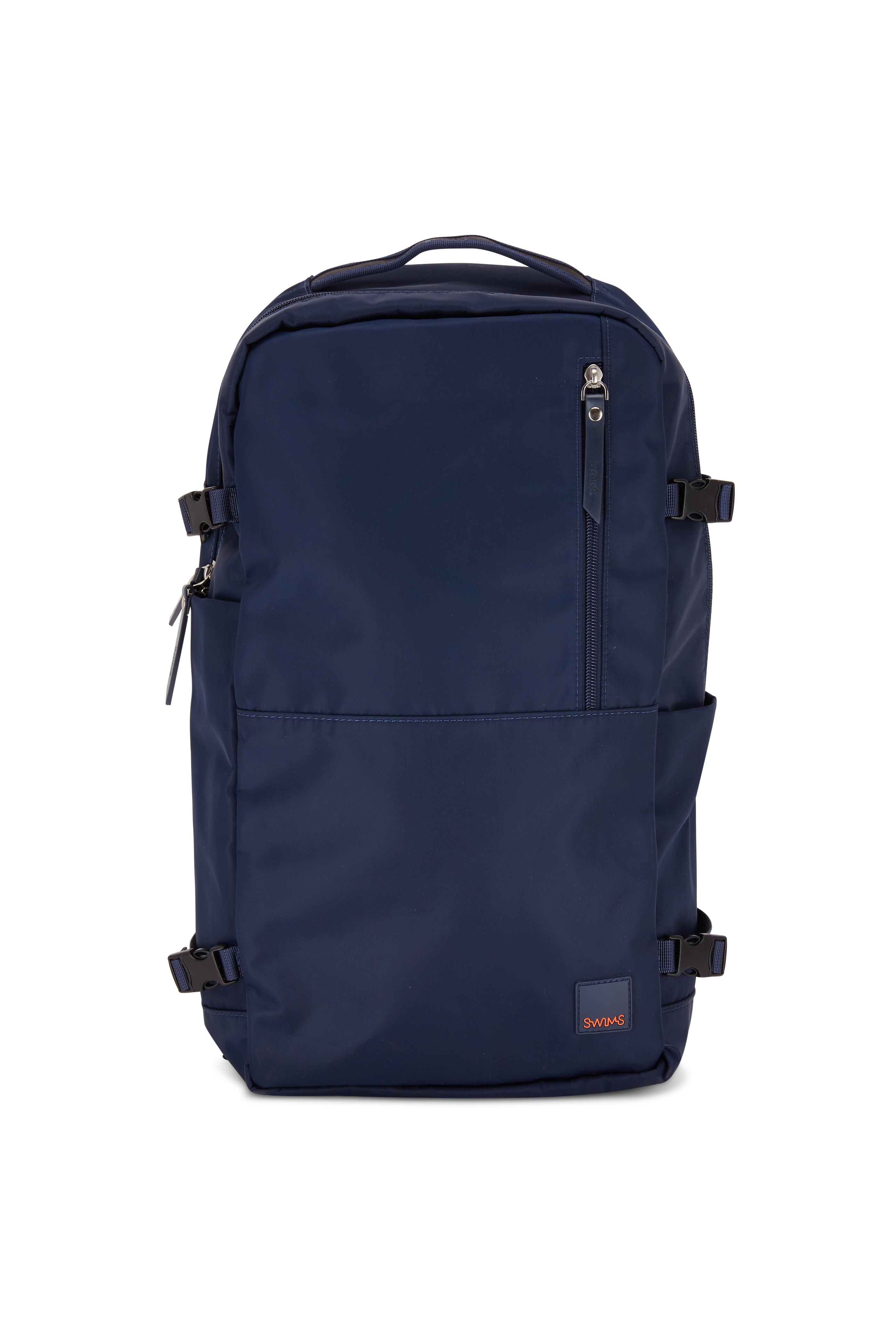 navy nylon backpack