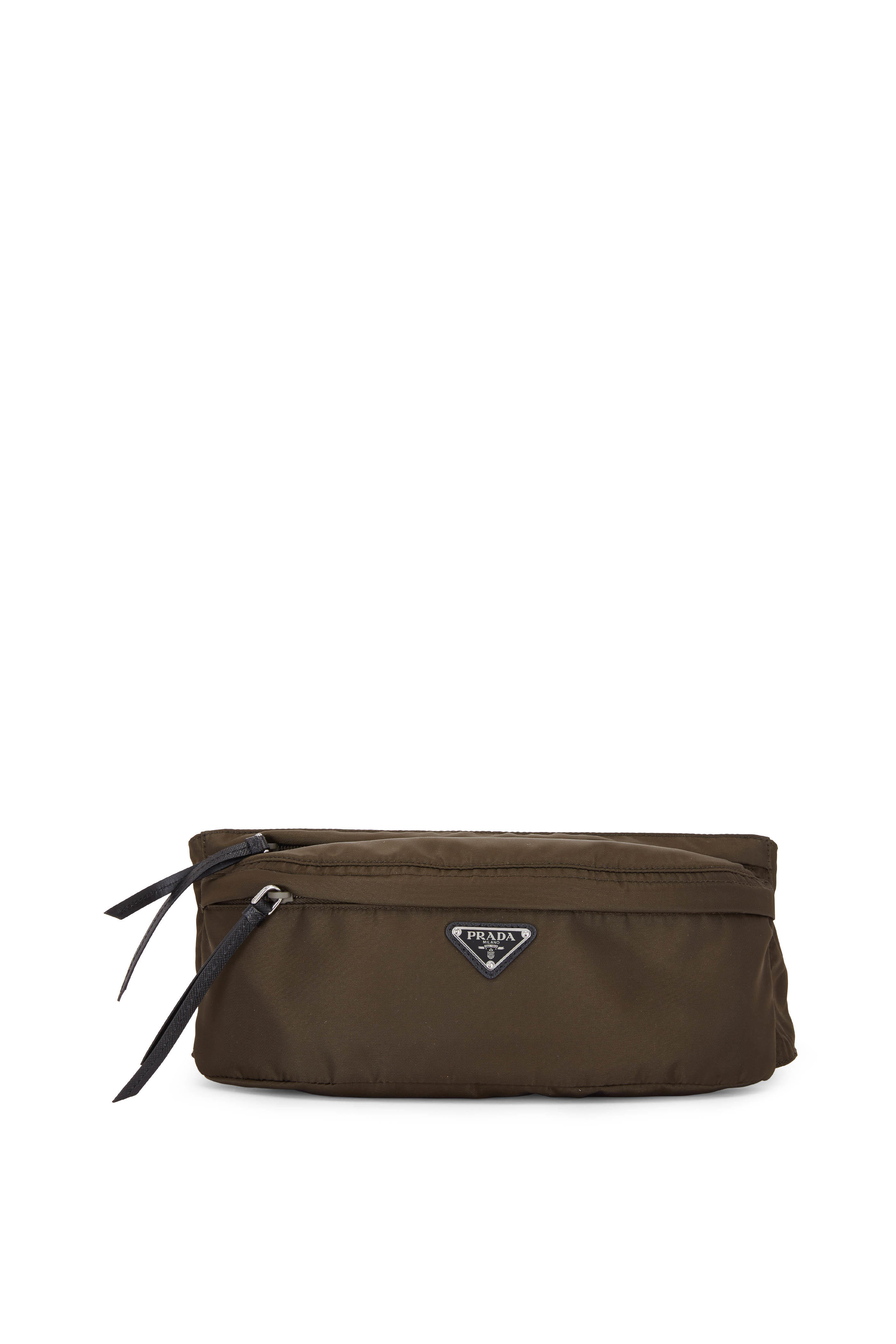 prada army green bag