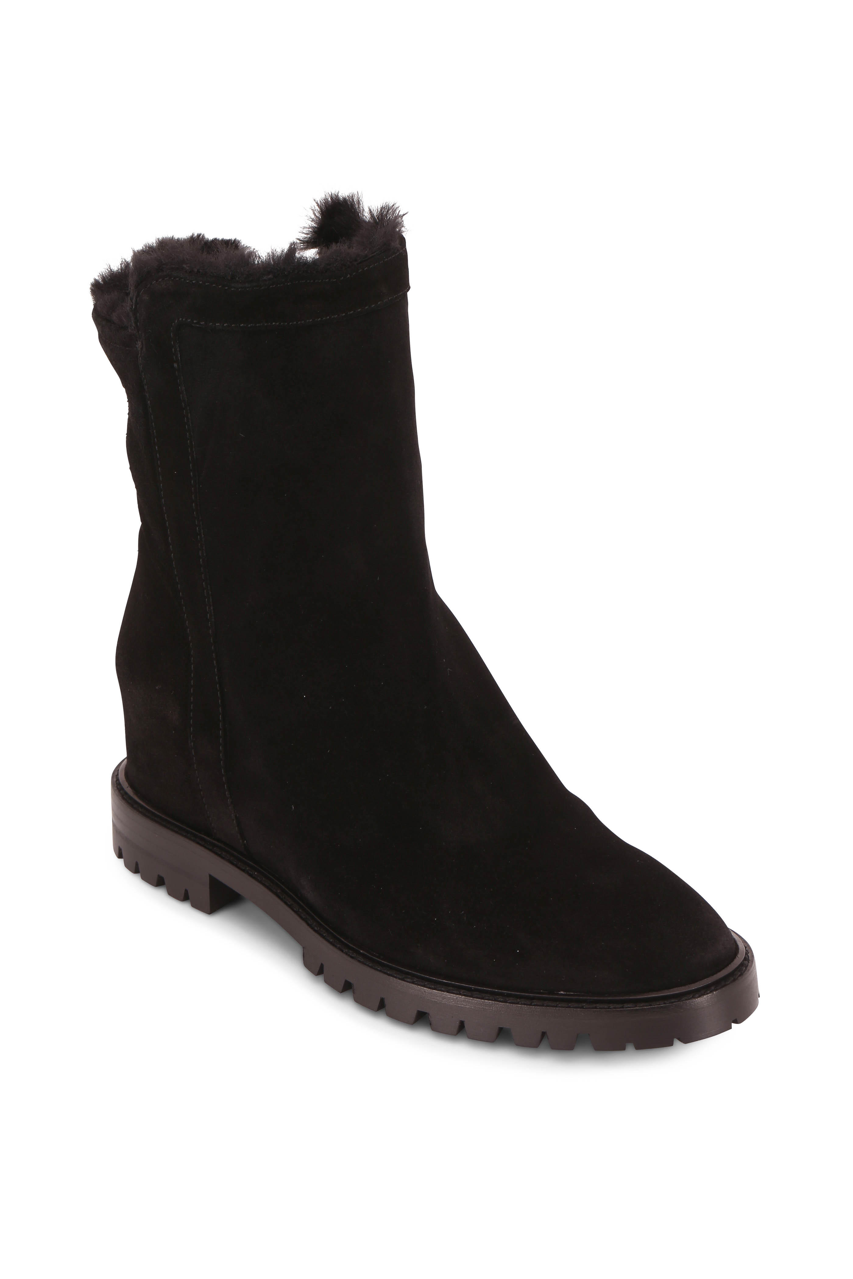 shearling lined bootie