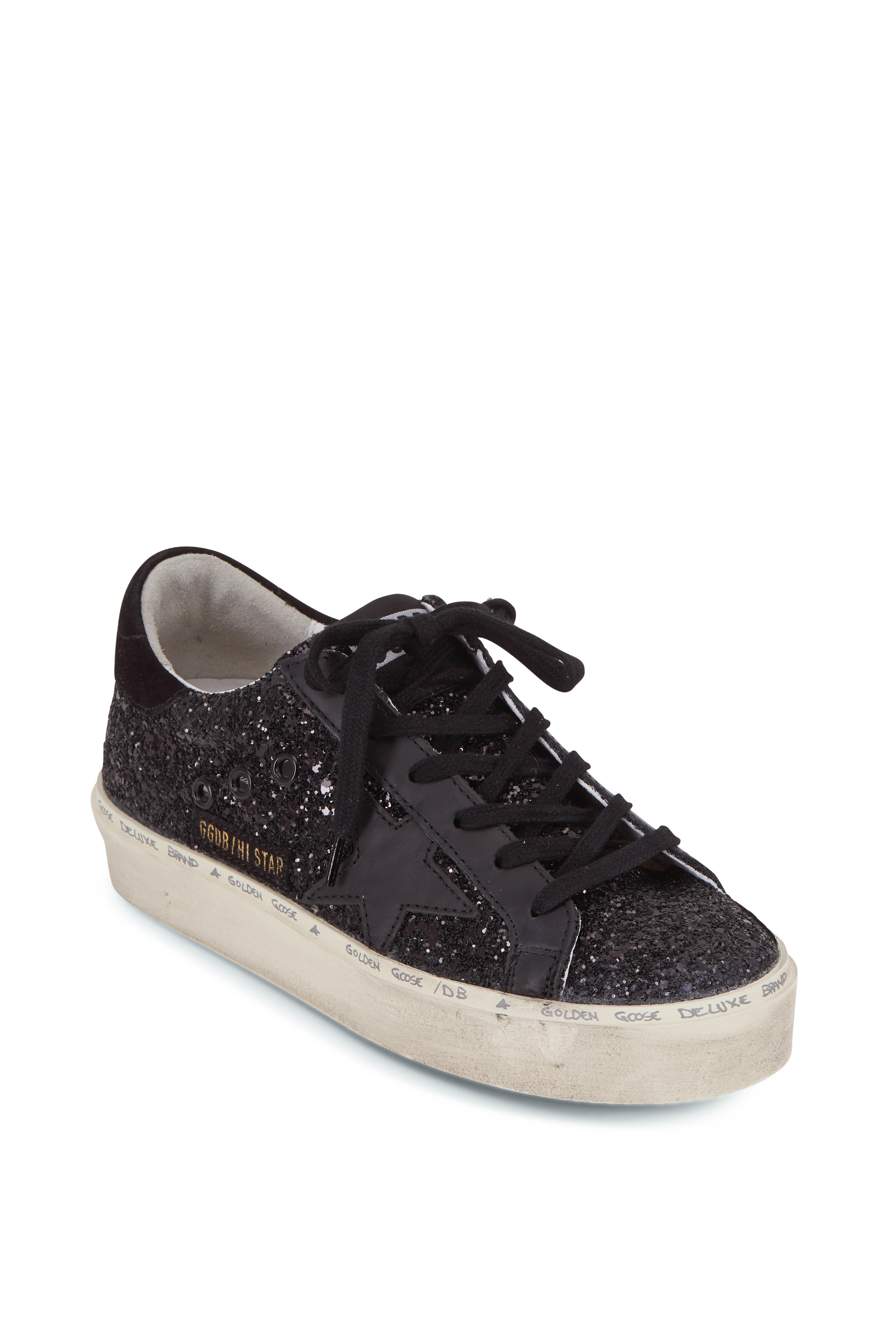 golden goose hi star glitter