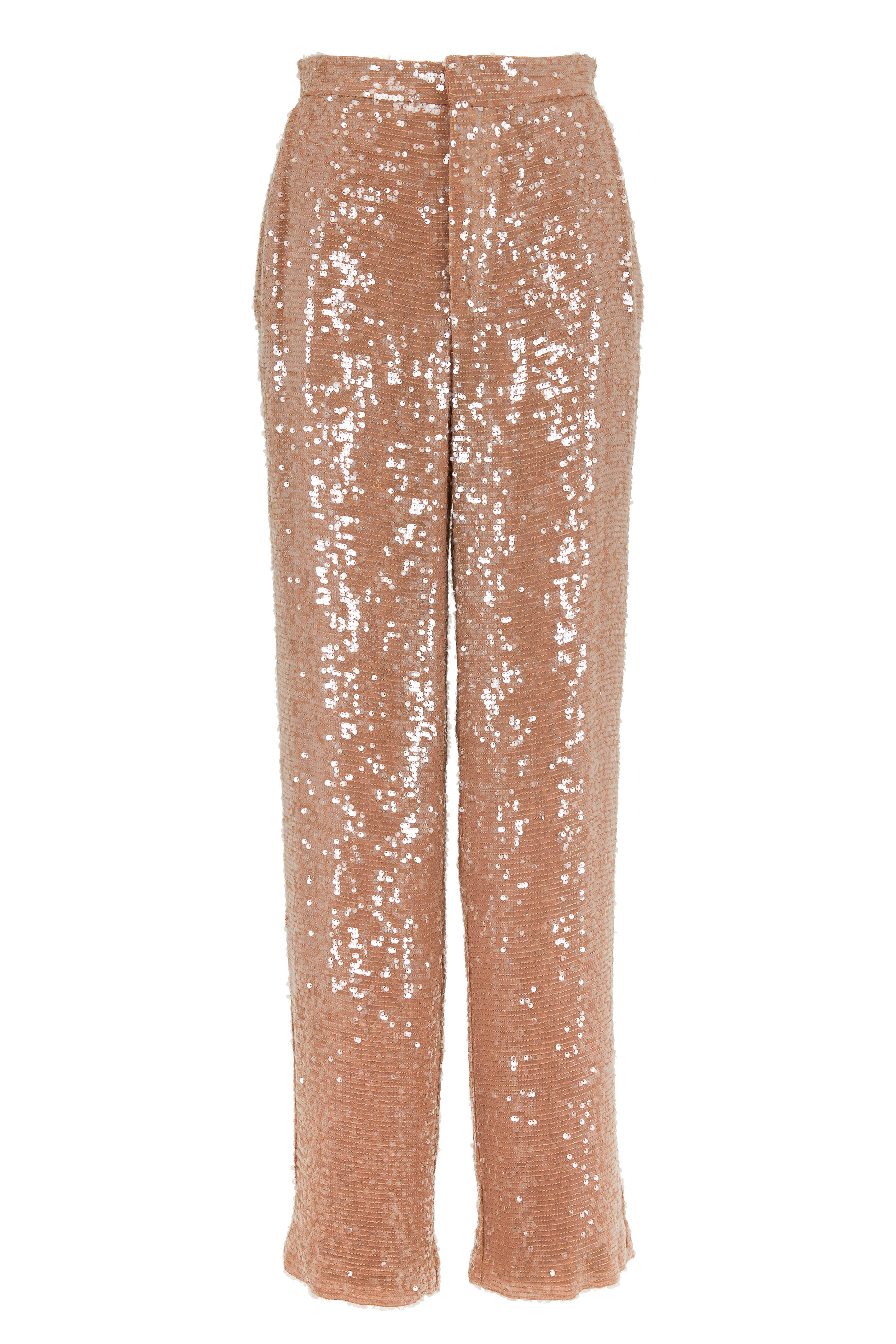 sequin high rise pants