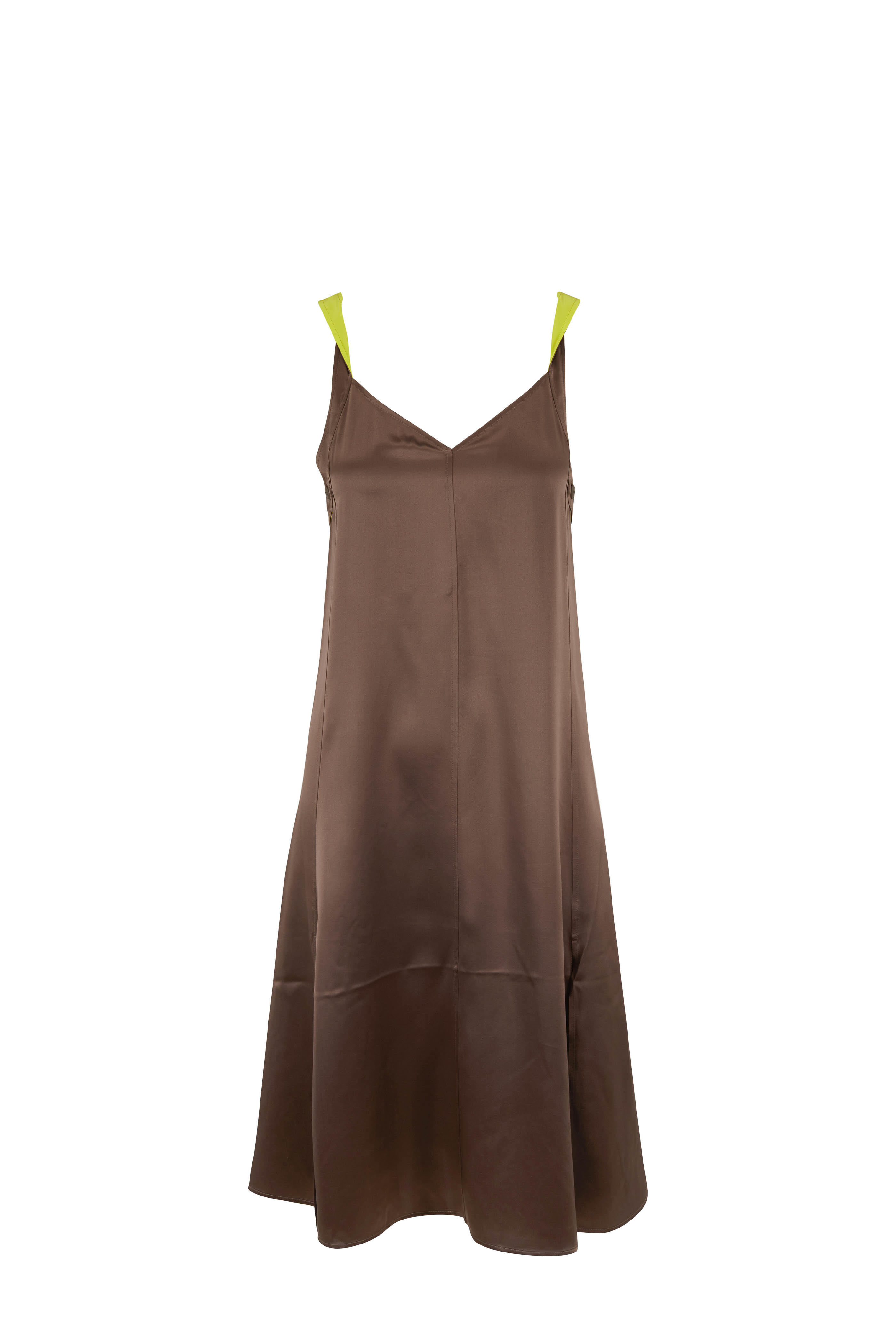 sleeveless slip dress