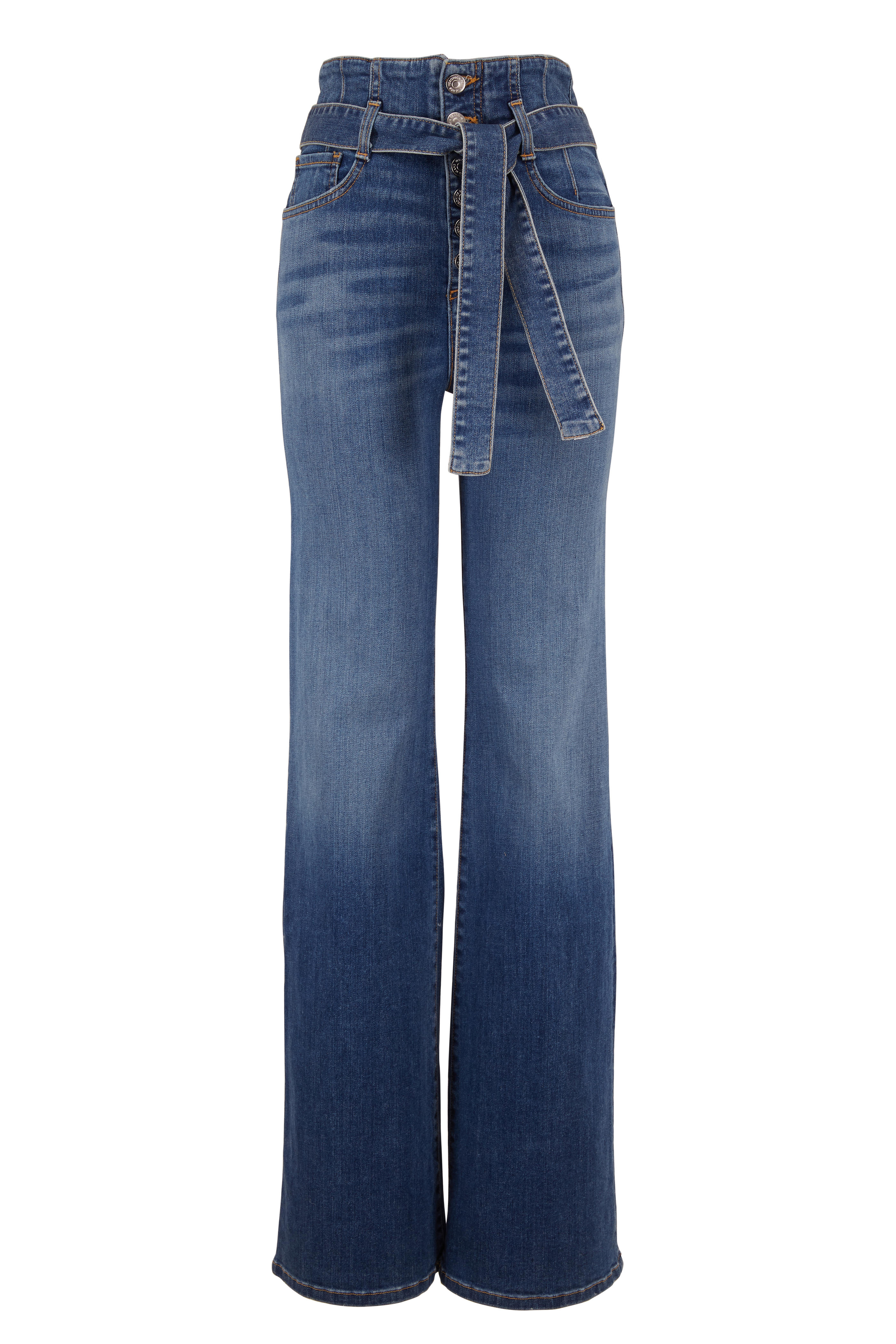 veronica beard corset jeans