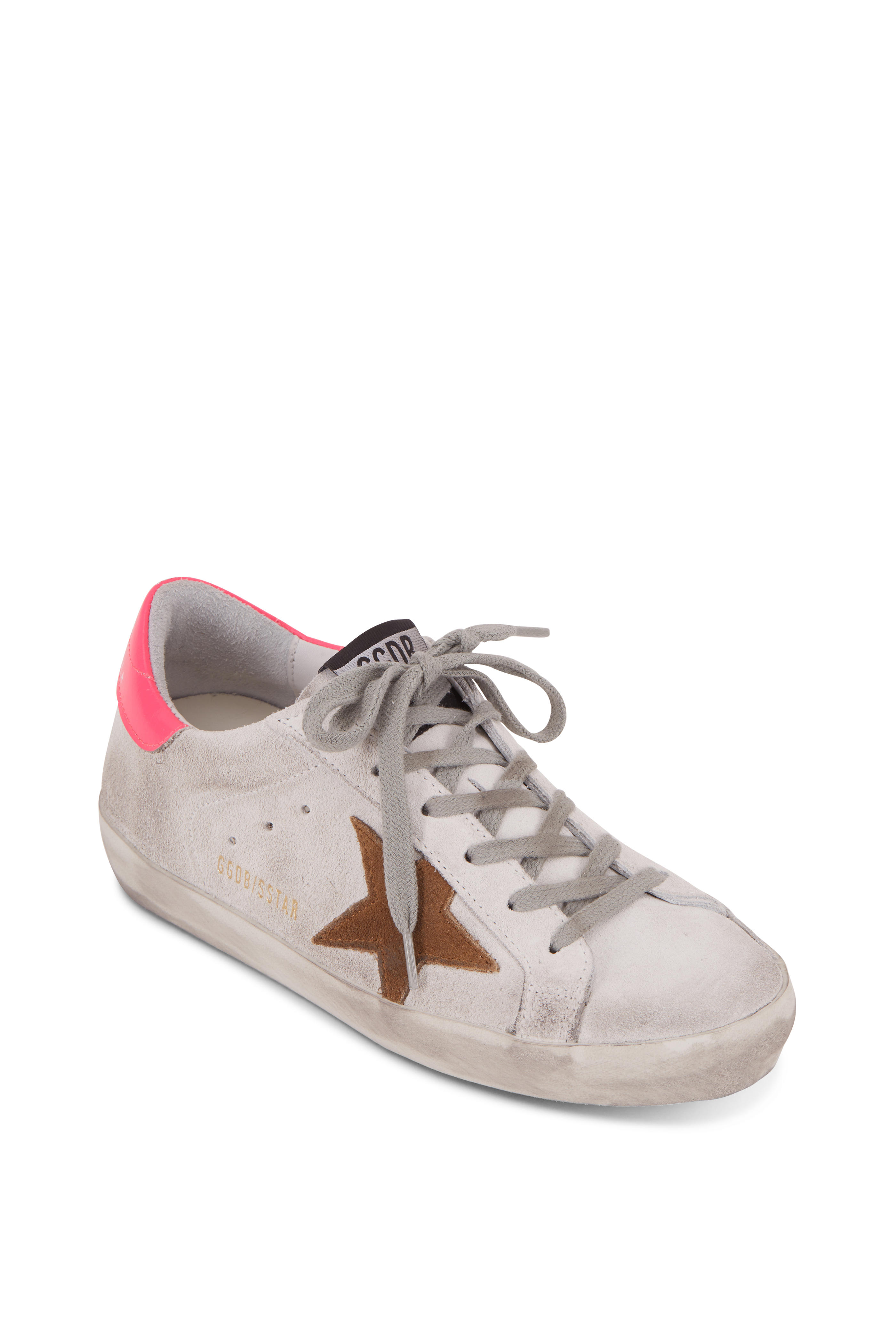 golden goose white and pink