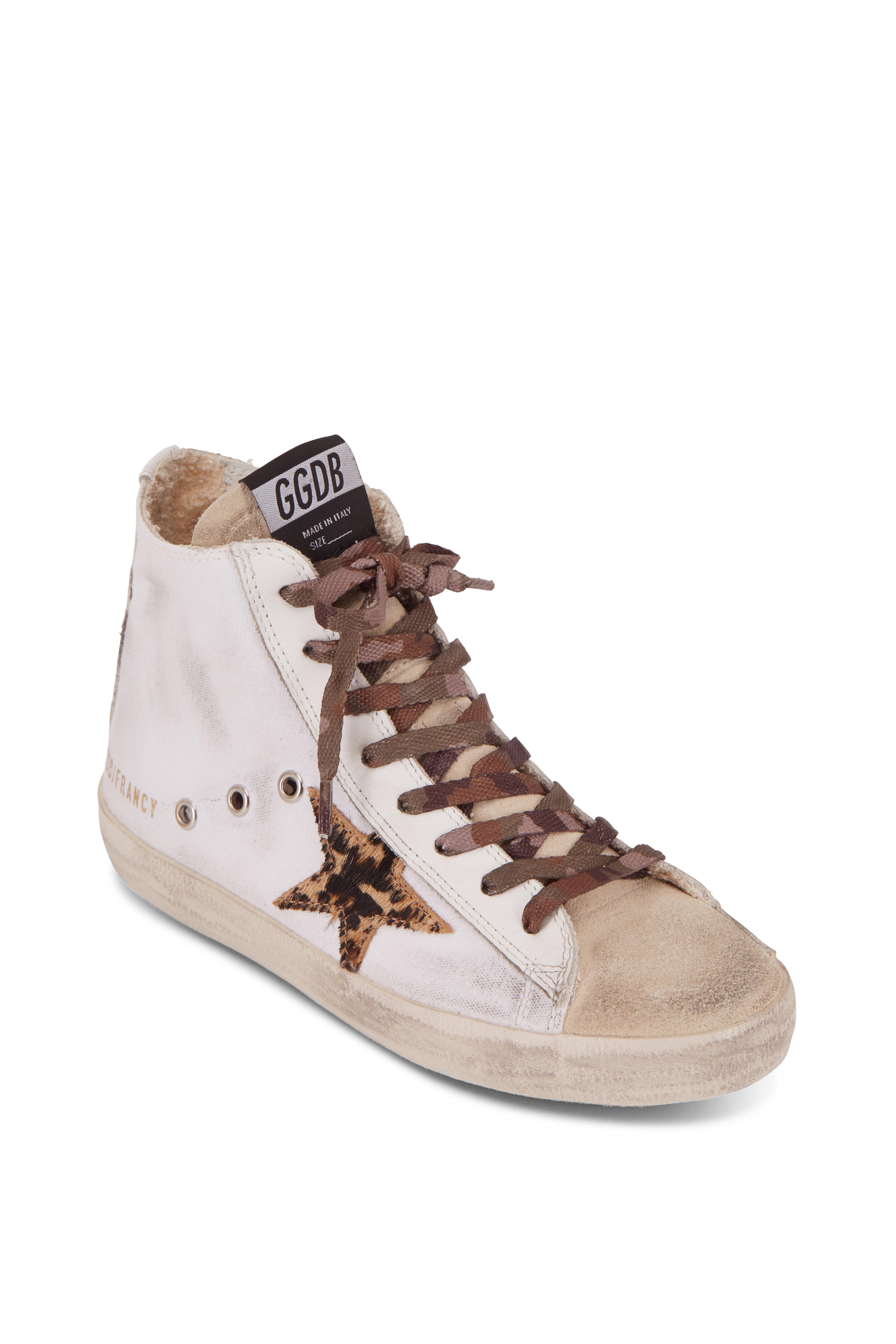 golden goose superstar leopard star