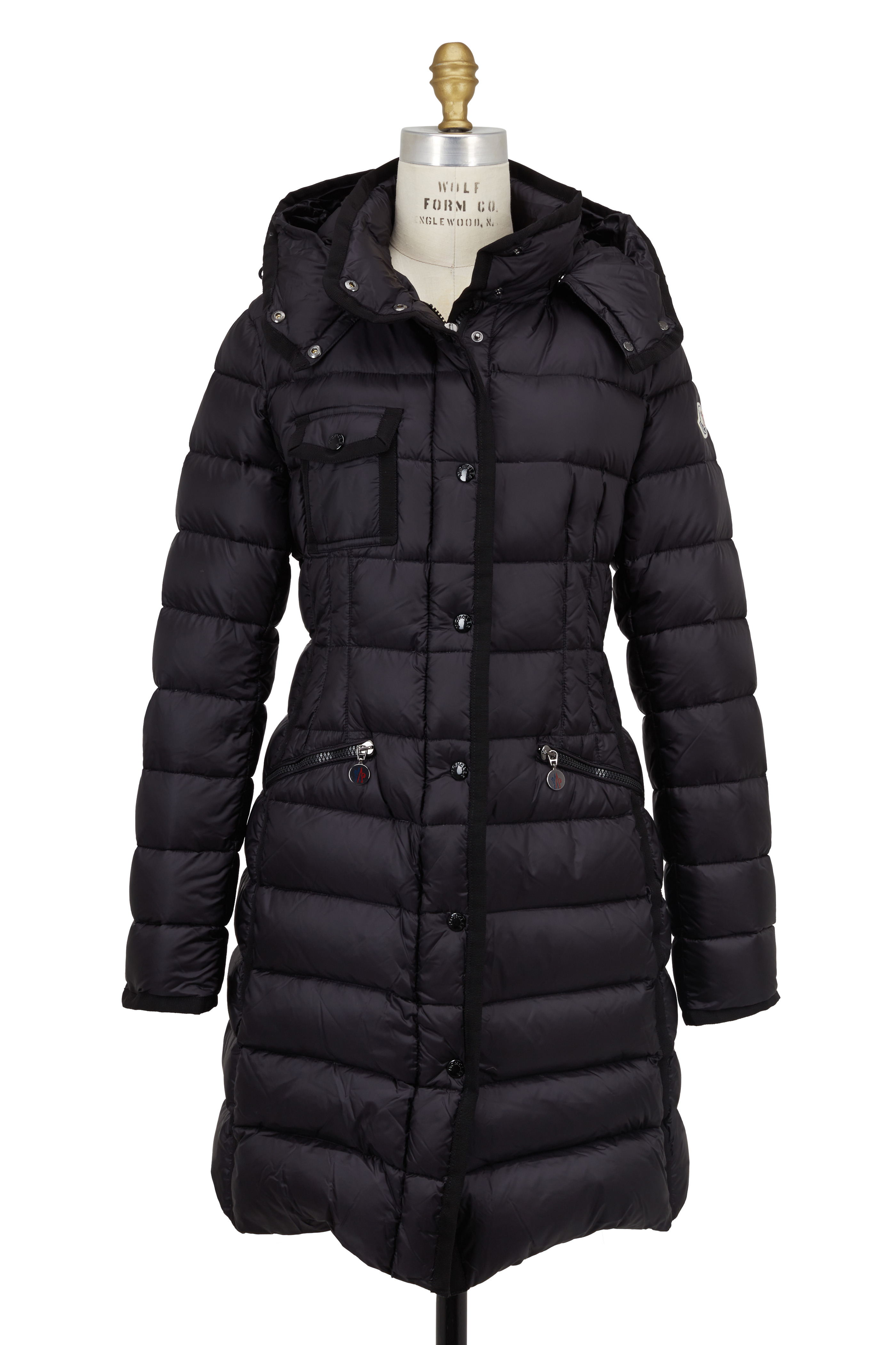 Moncler - Hermine Giubbotto Black Long 