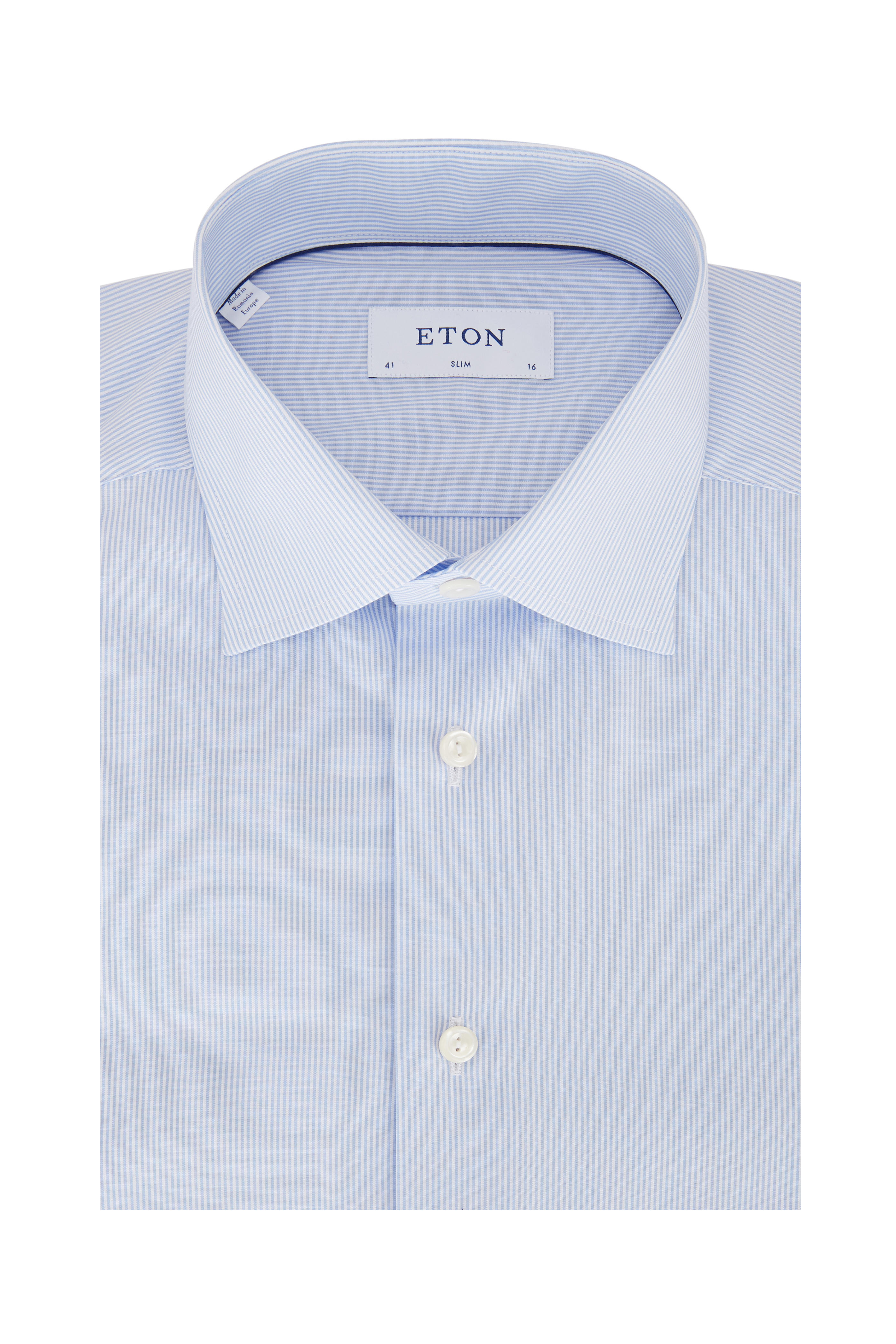 light blue slim fit dress shirt