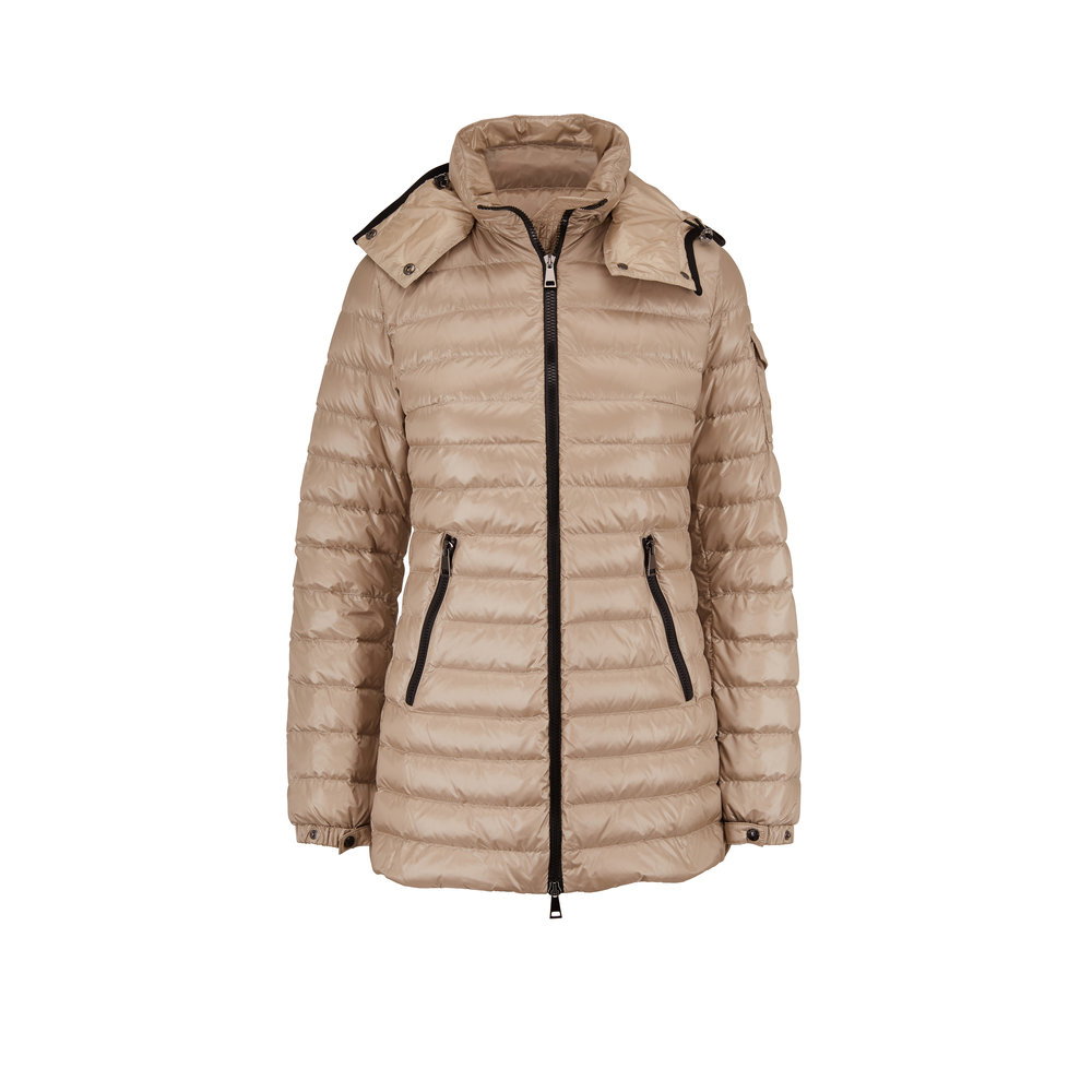 Moncler - Menthe Giubbotto Champagne Puffer Jacket | Mitchell Stores