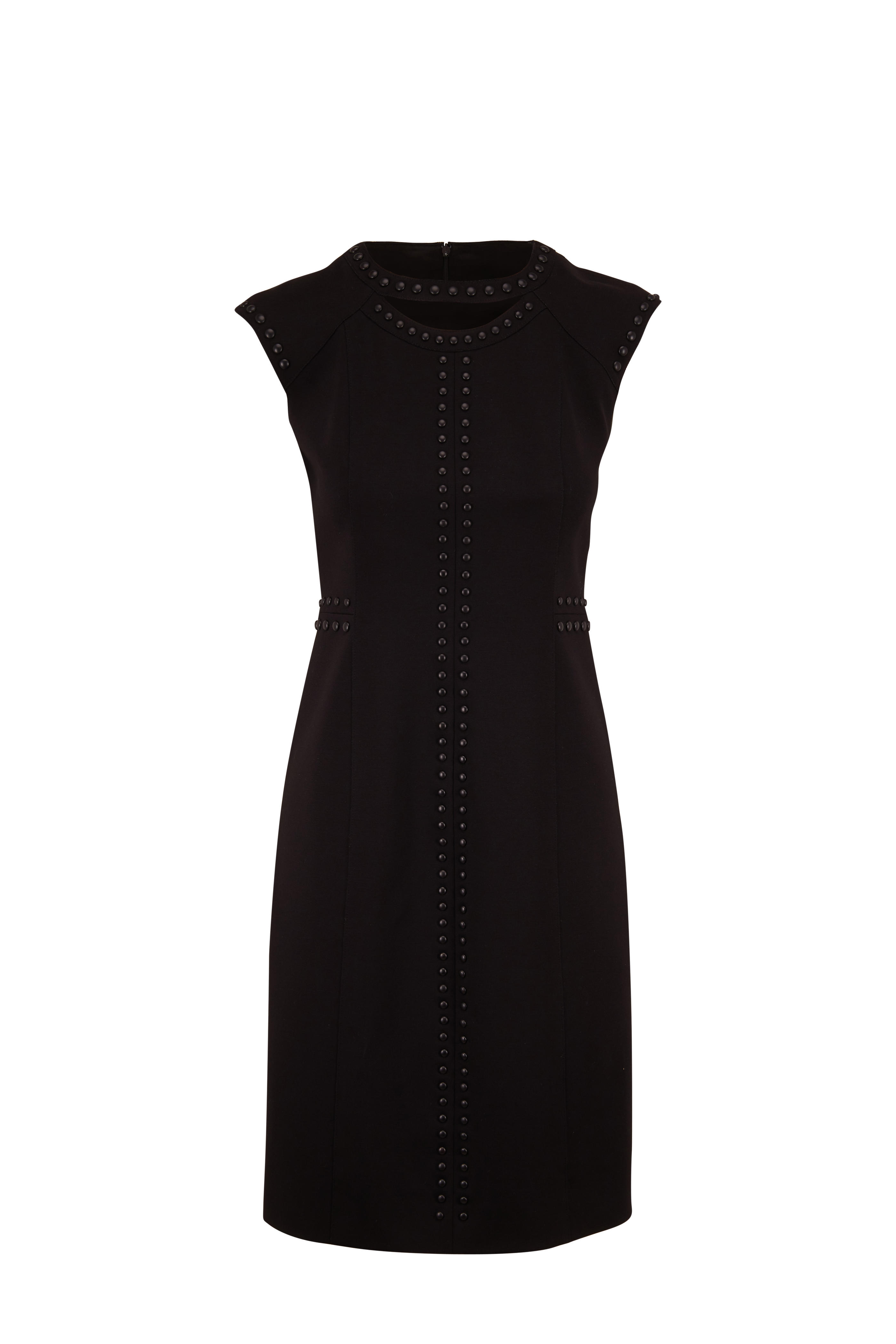 Akris Punto - Black Stud Detail Cap 