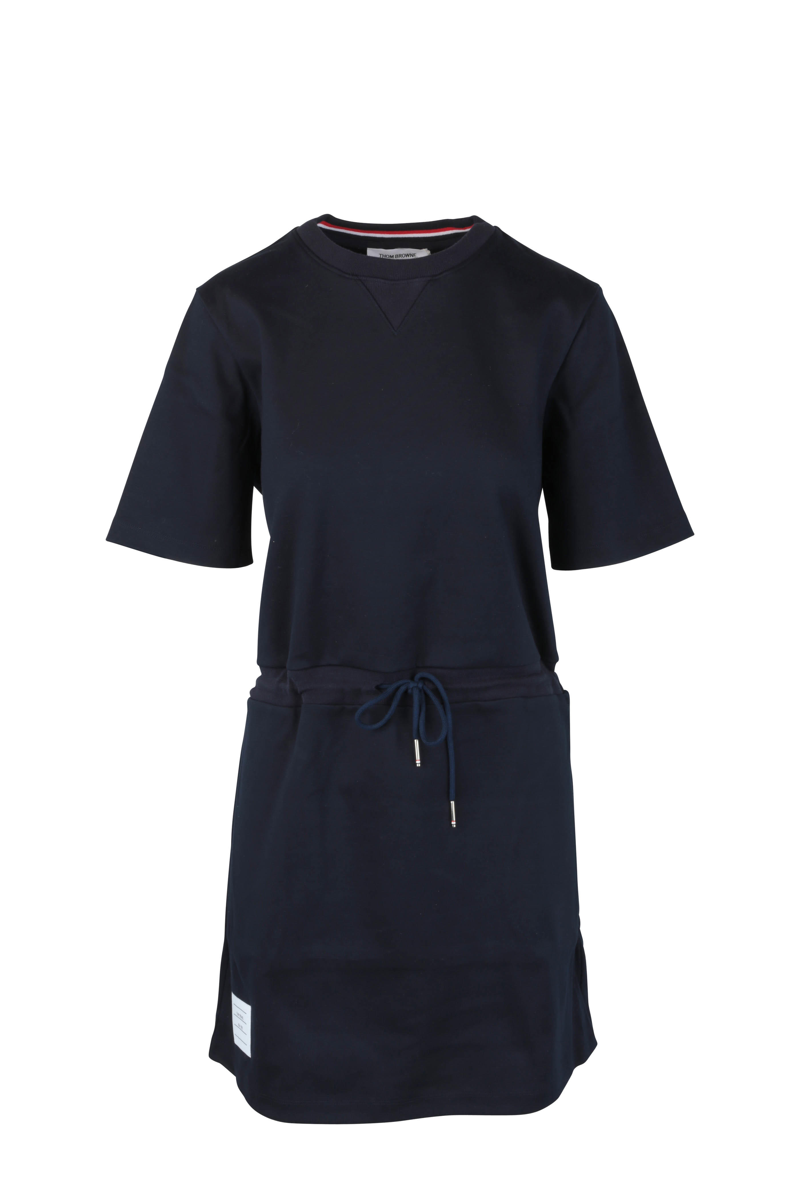 navy blue t shirt dress