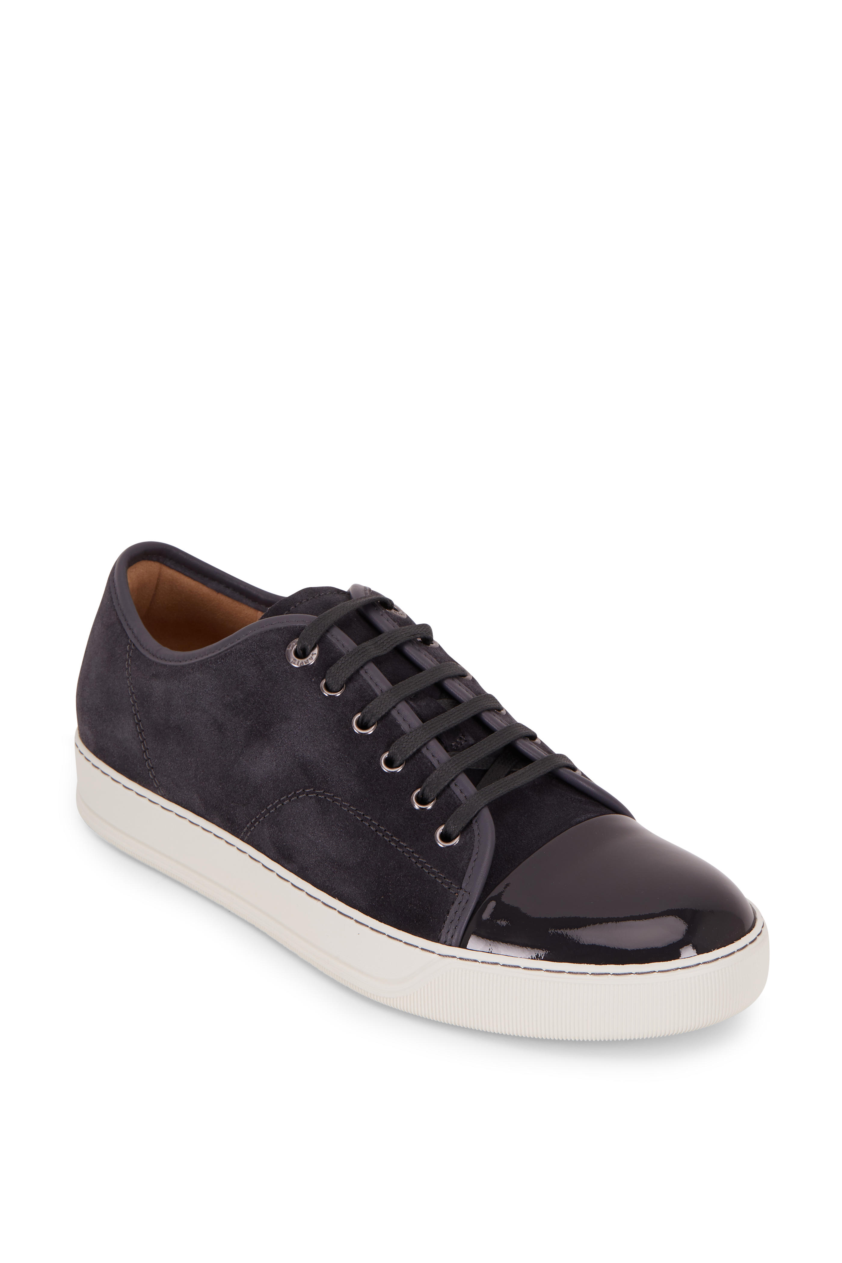 lanvin suede sneakers