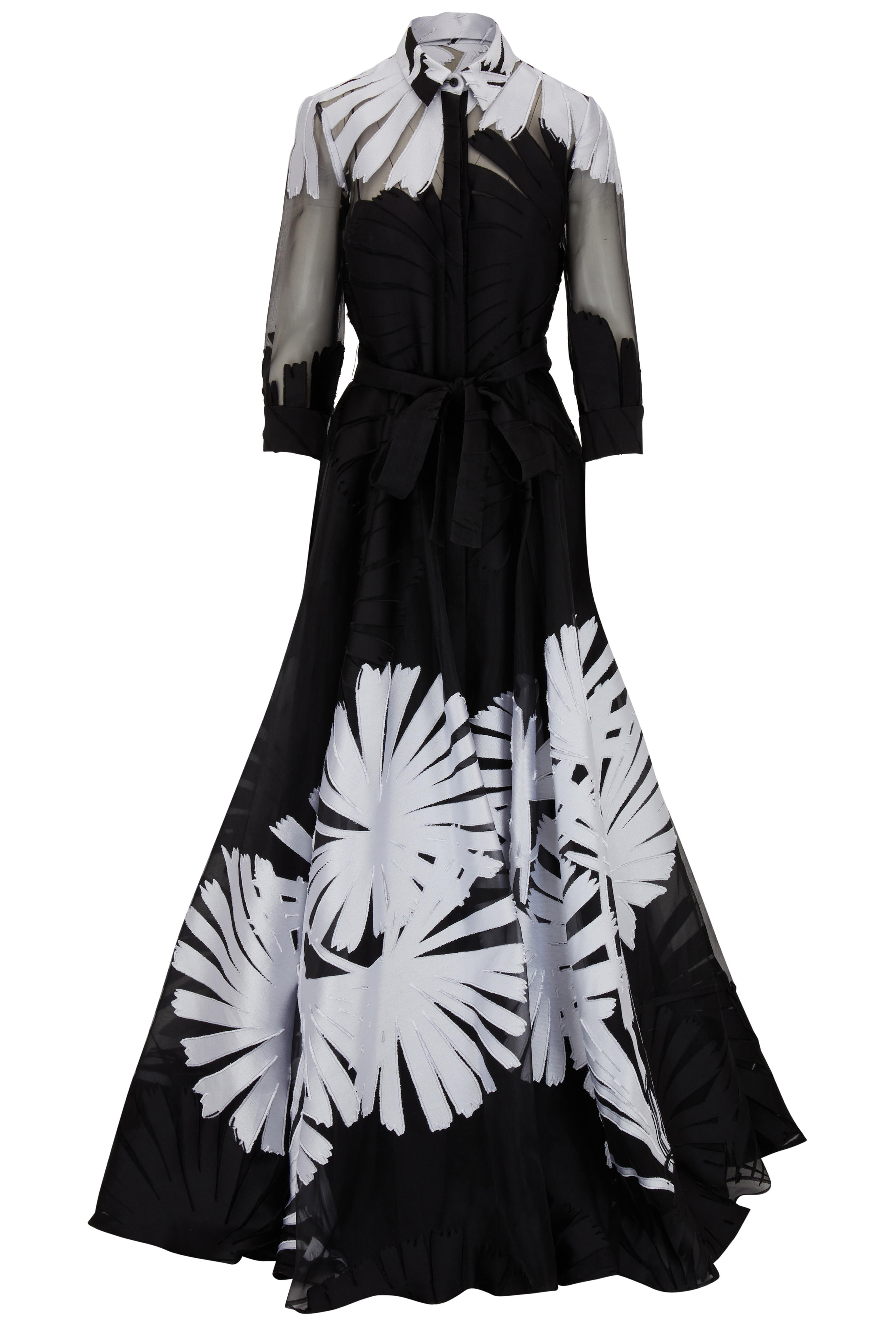 carolina herrera black gown