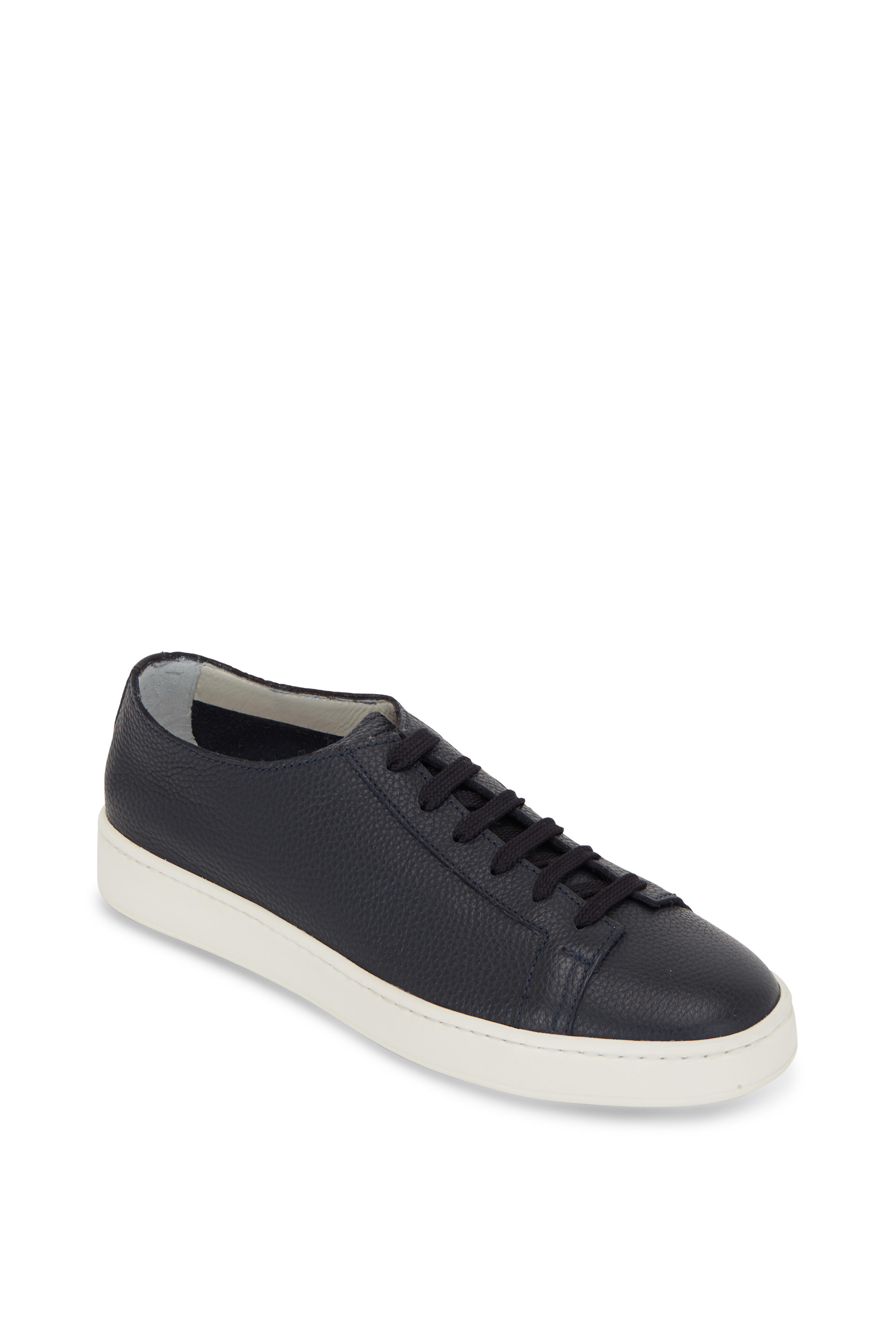 santoni sneaker navy