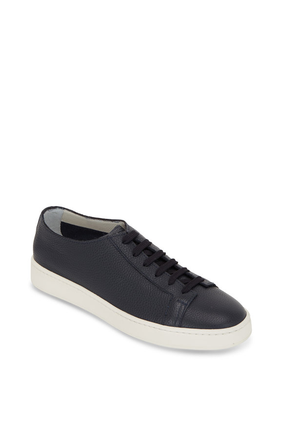 santoni sneaker navy