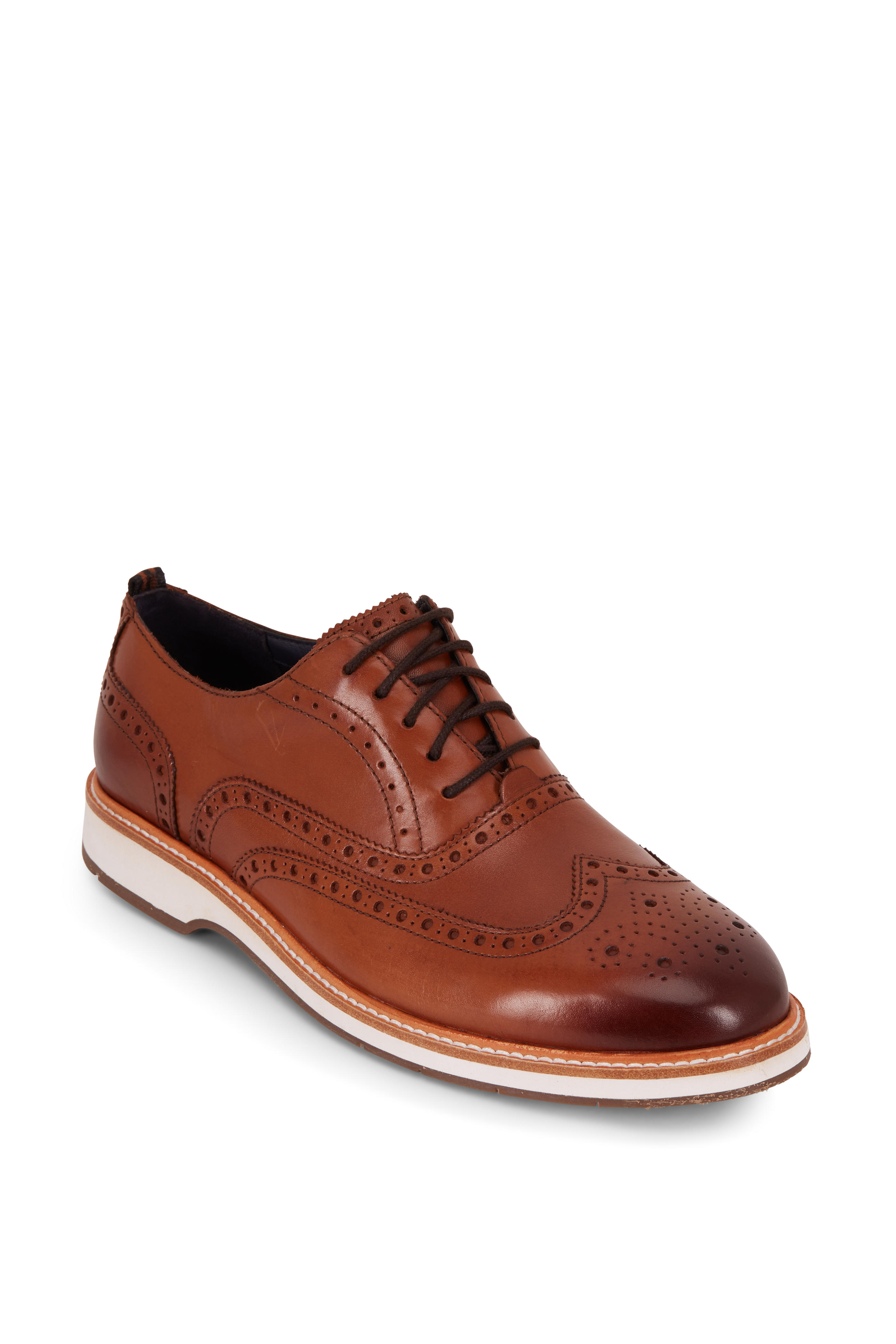 british tan oxfords