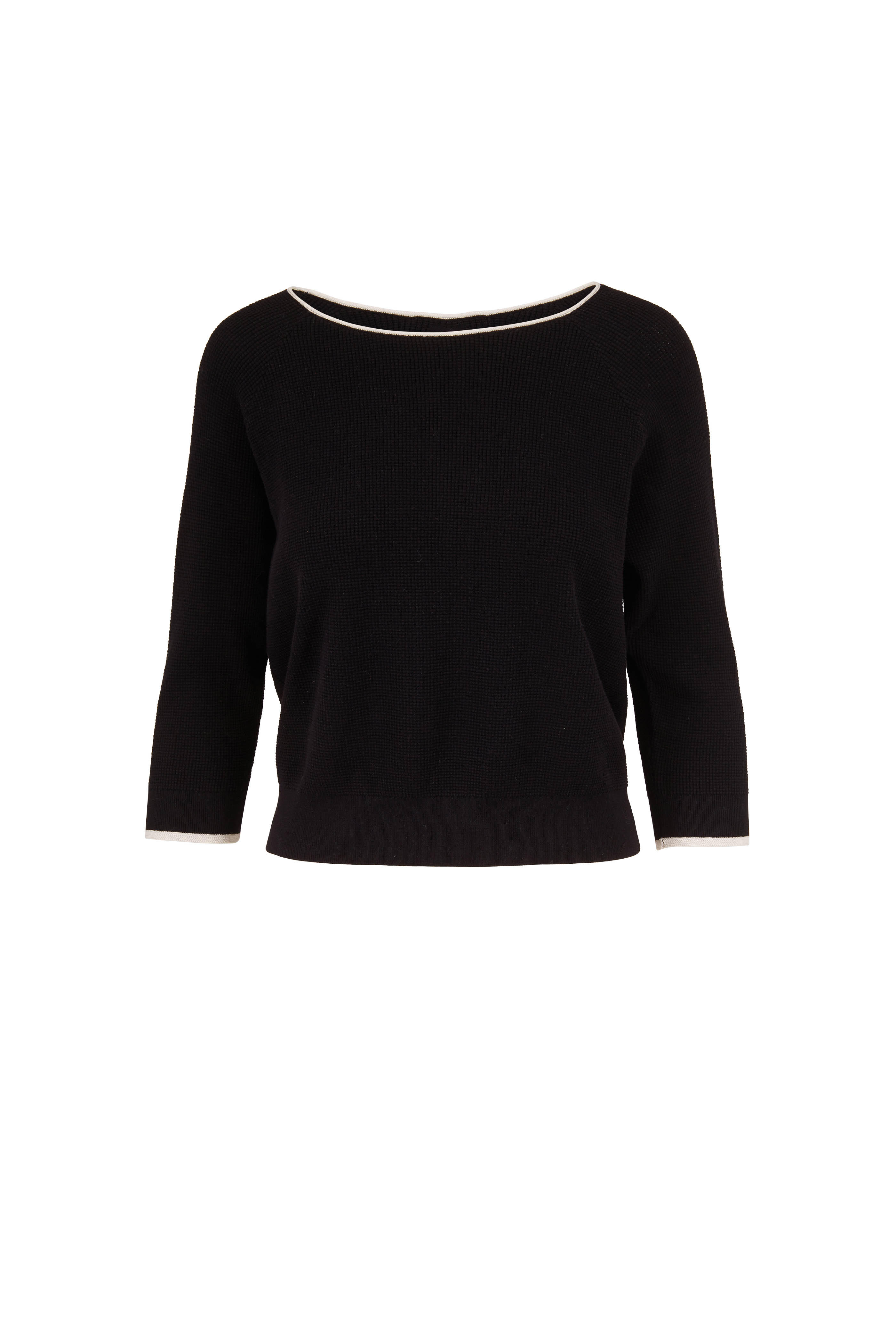 keyhole back sweater
