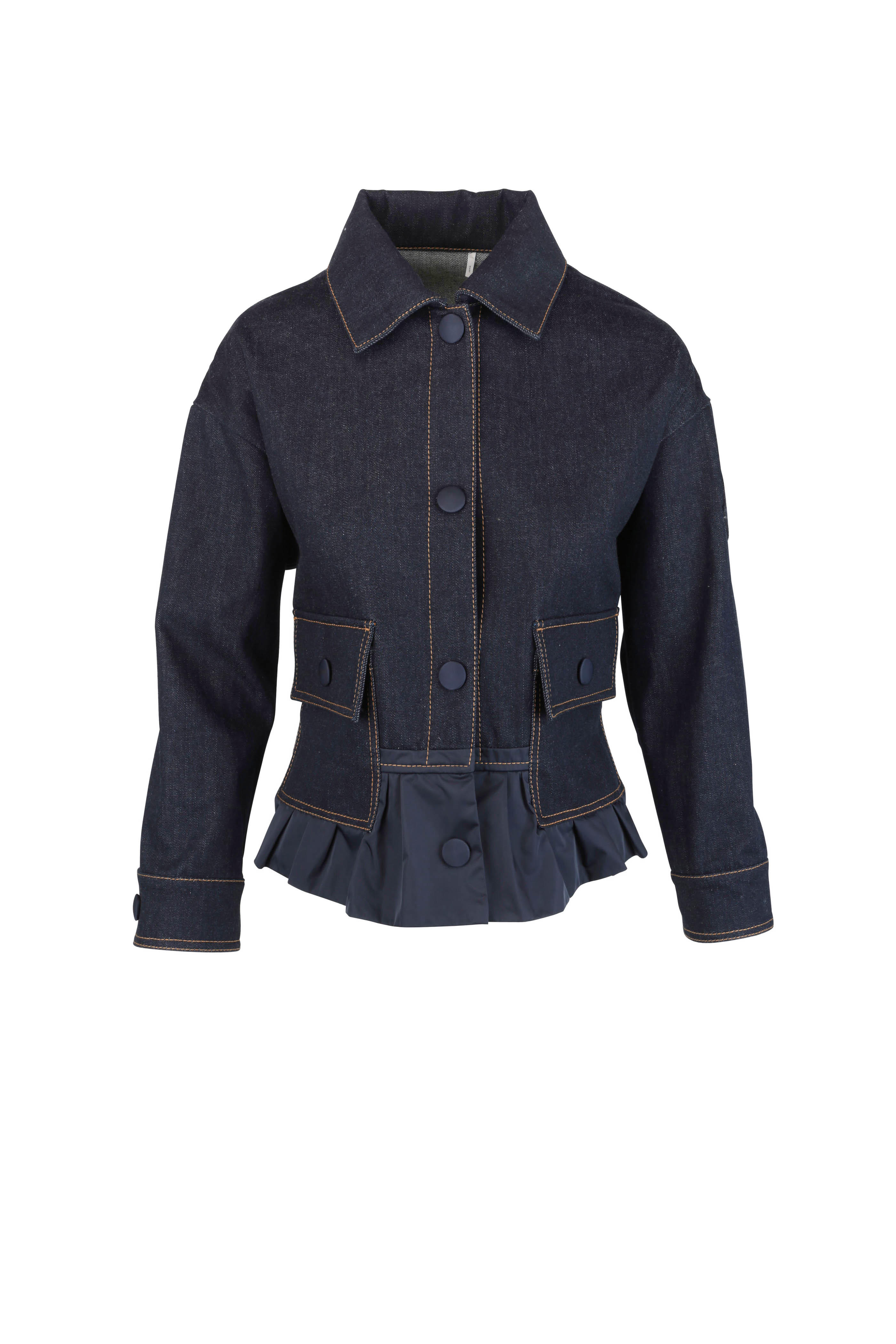 moncler peplum coat