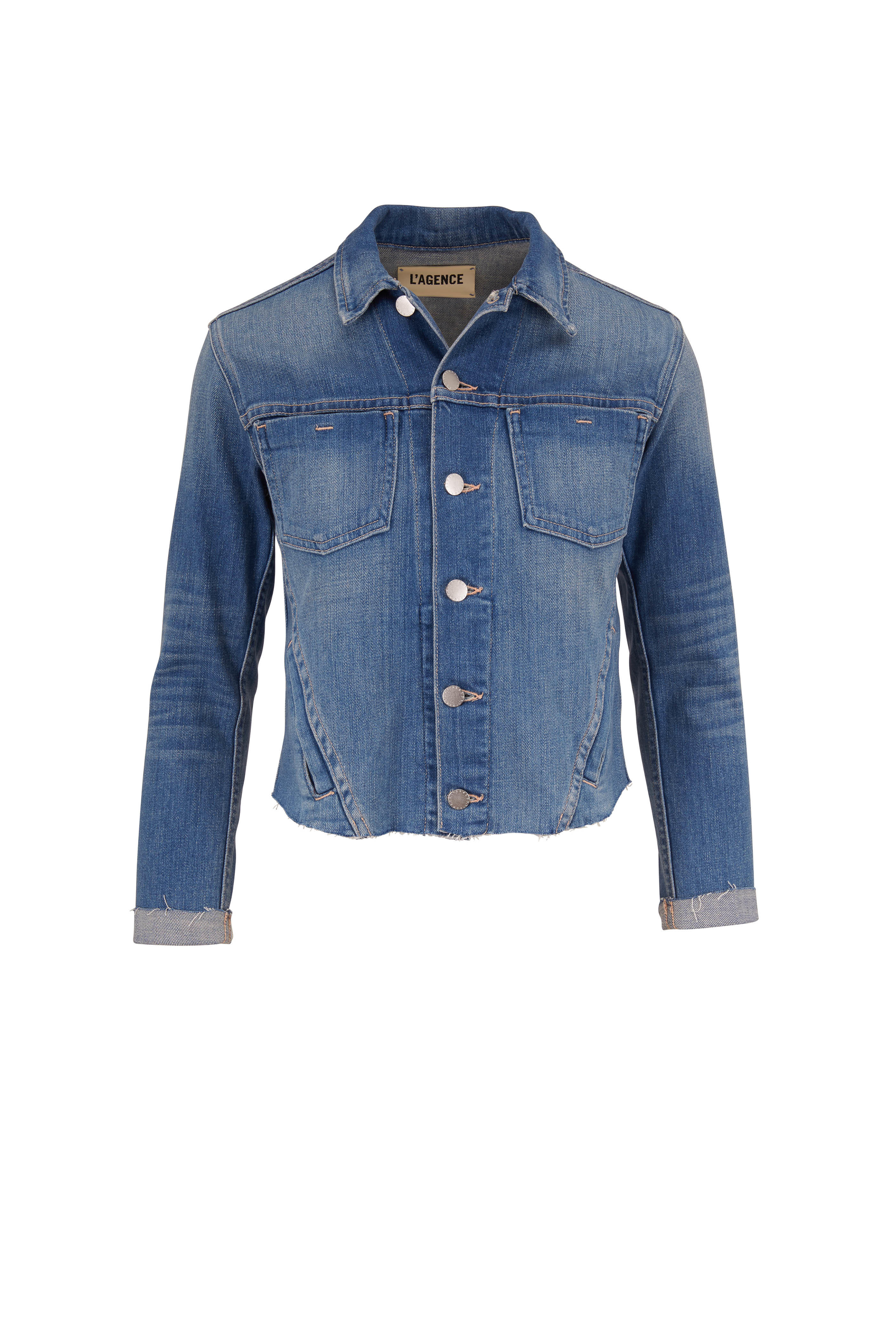 slim fit jean jacket