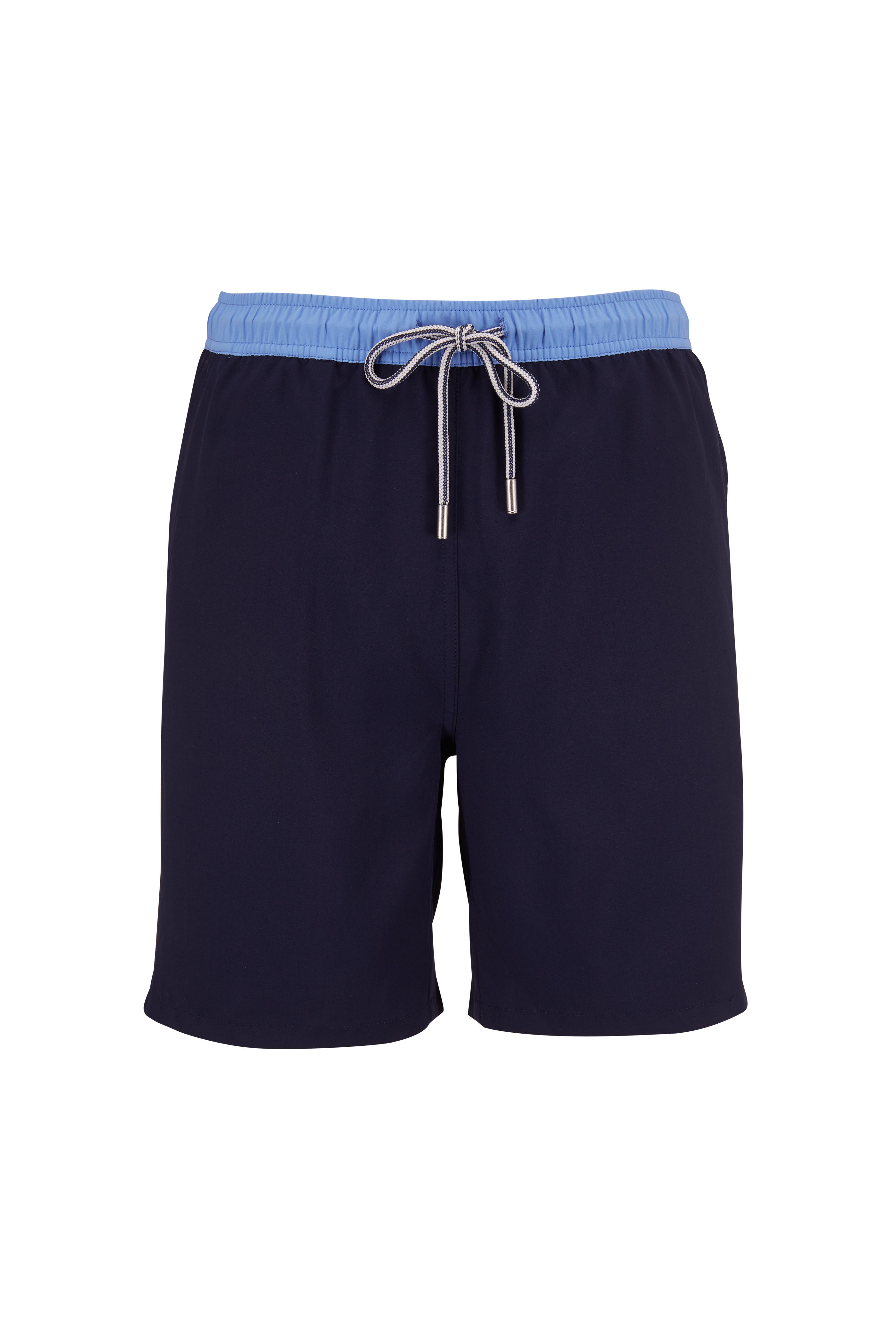 navy blue swim trunks