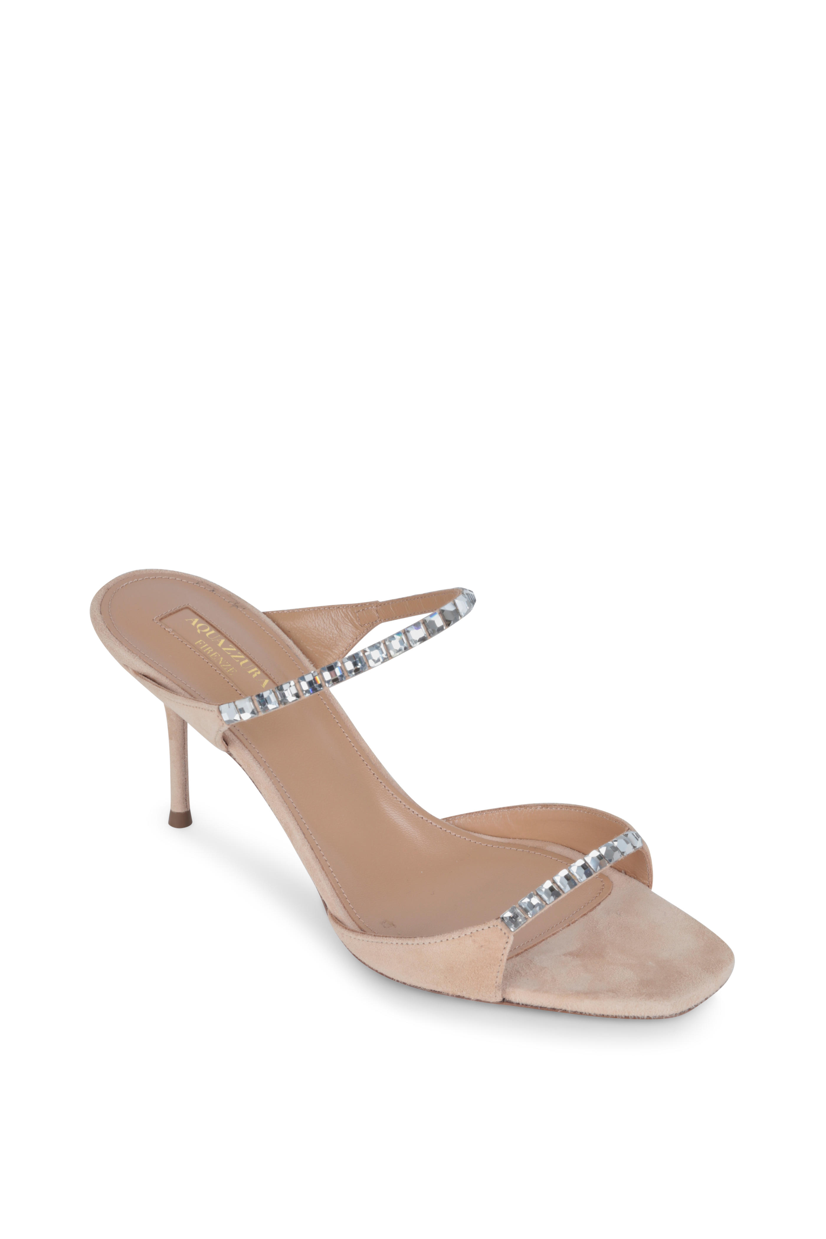 nude diamante shoes