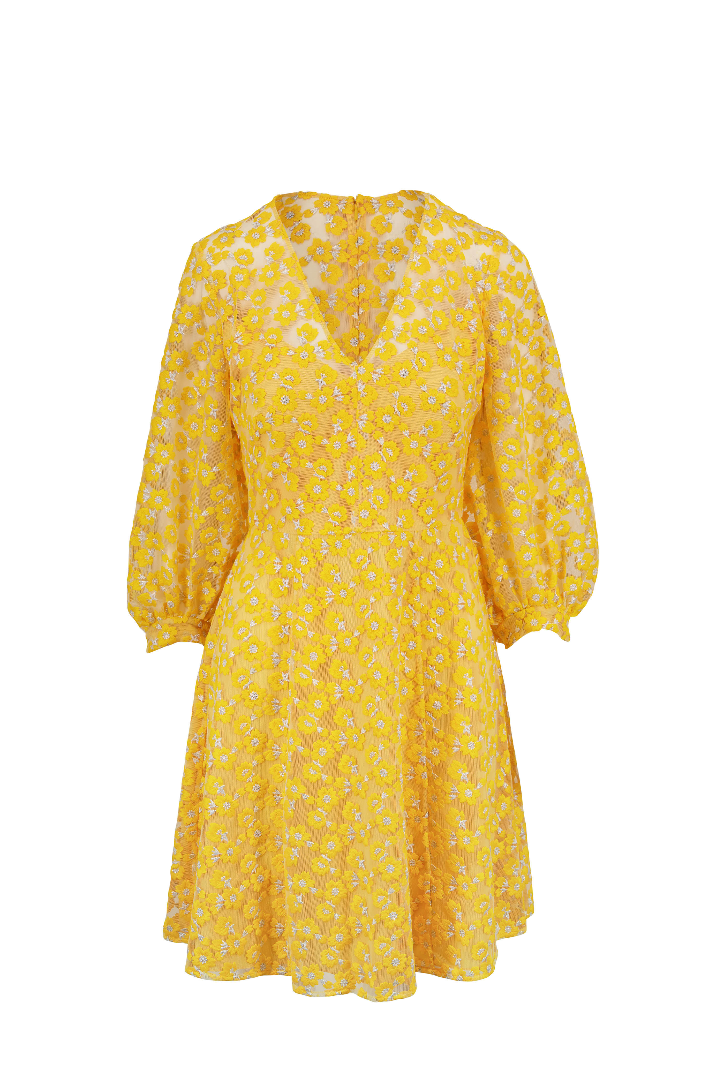 lela rose yellow dress