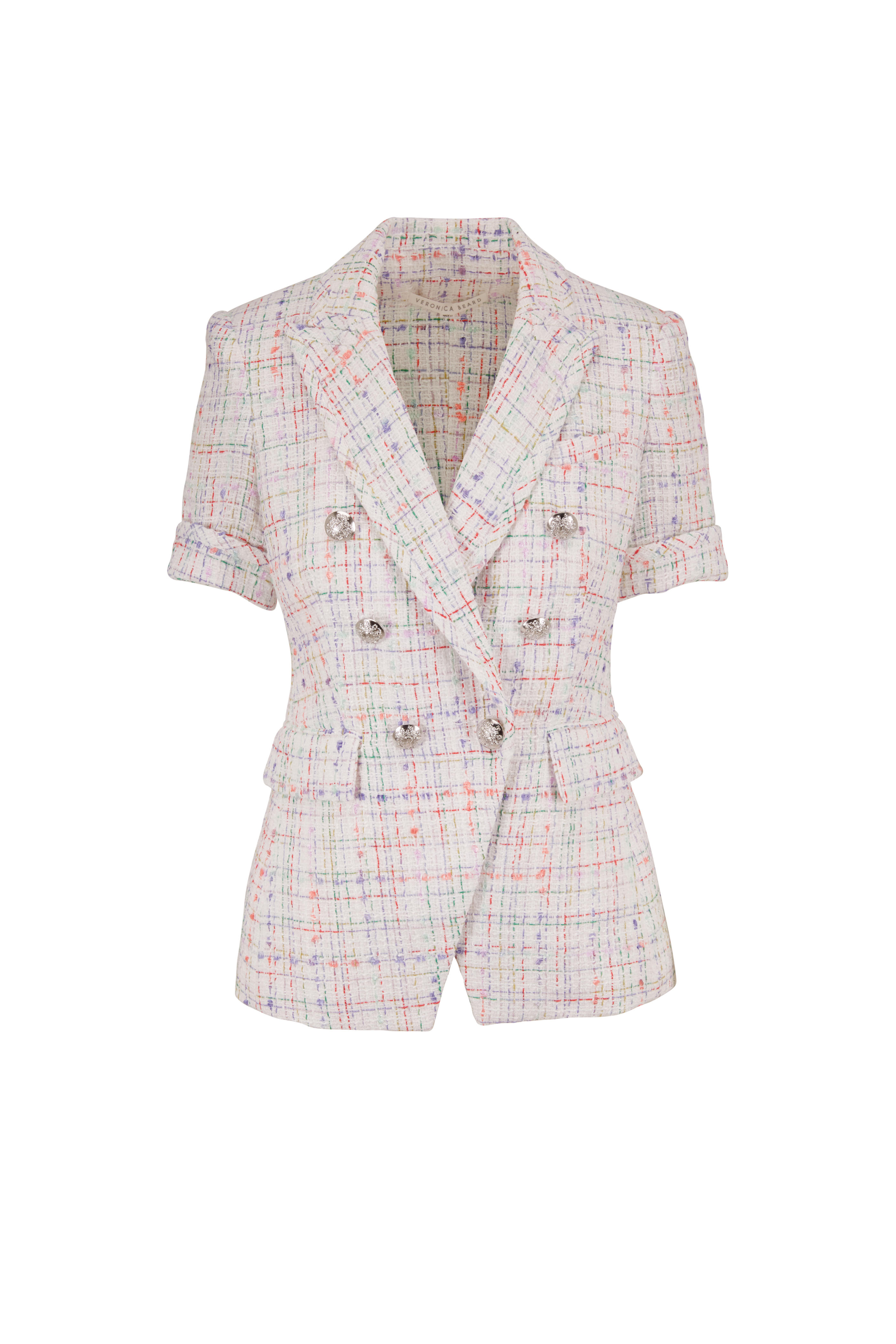short sleeve white jacket