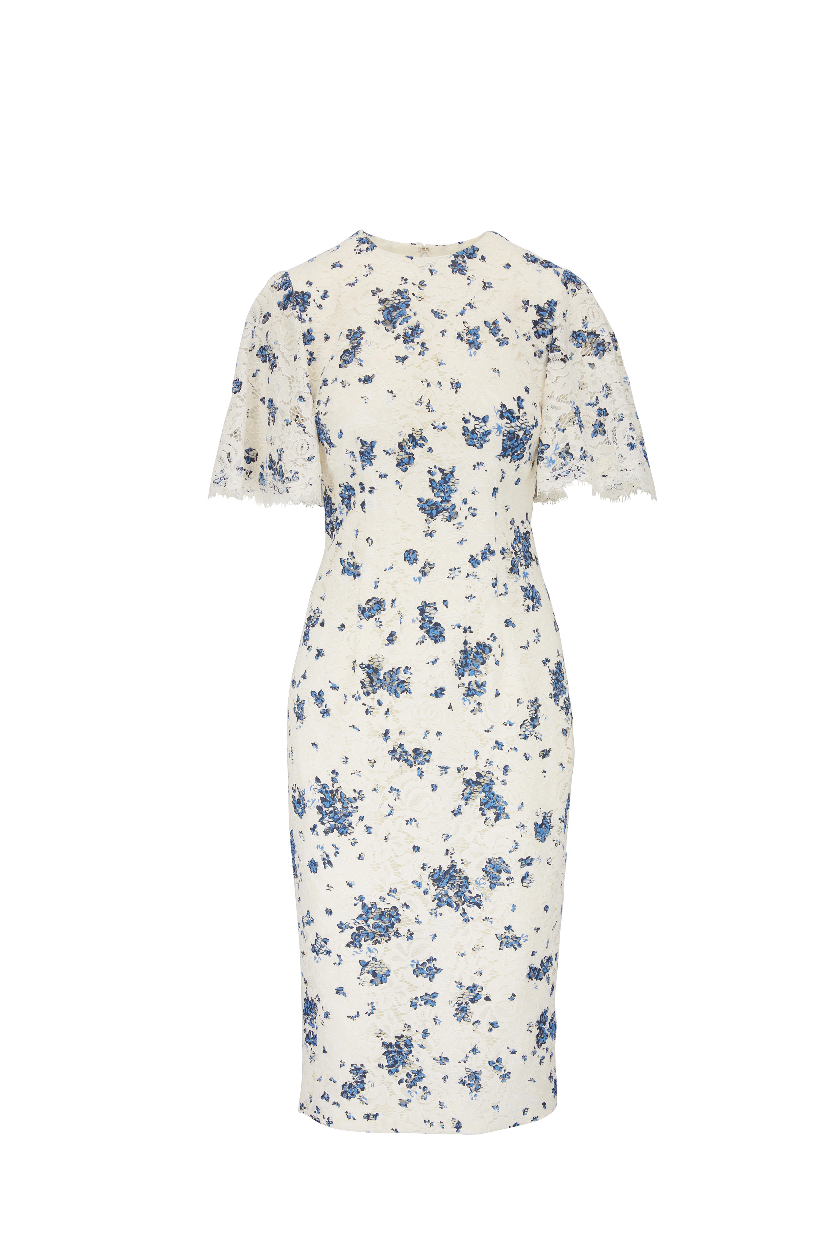 lela rose blue floral dress