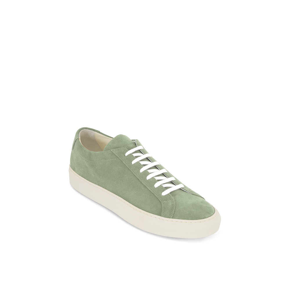 green suede common projects