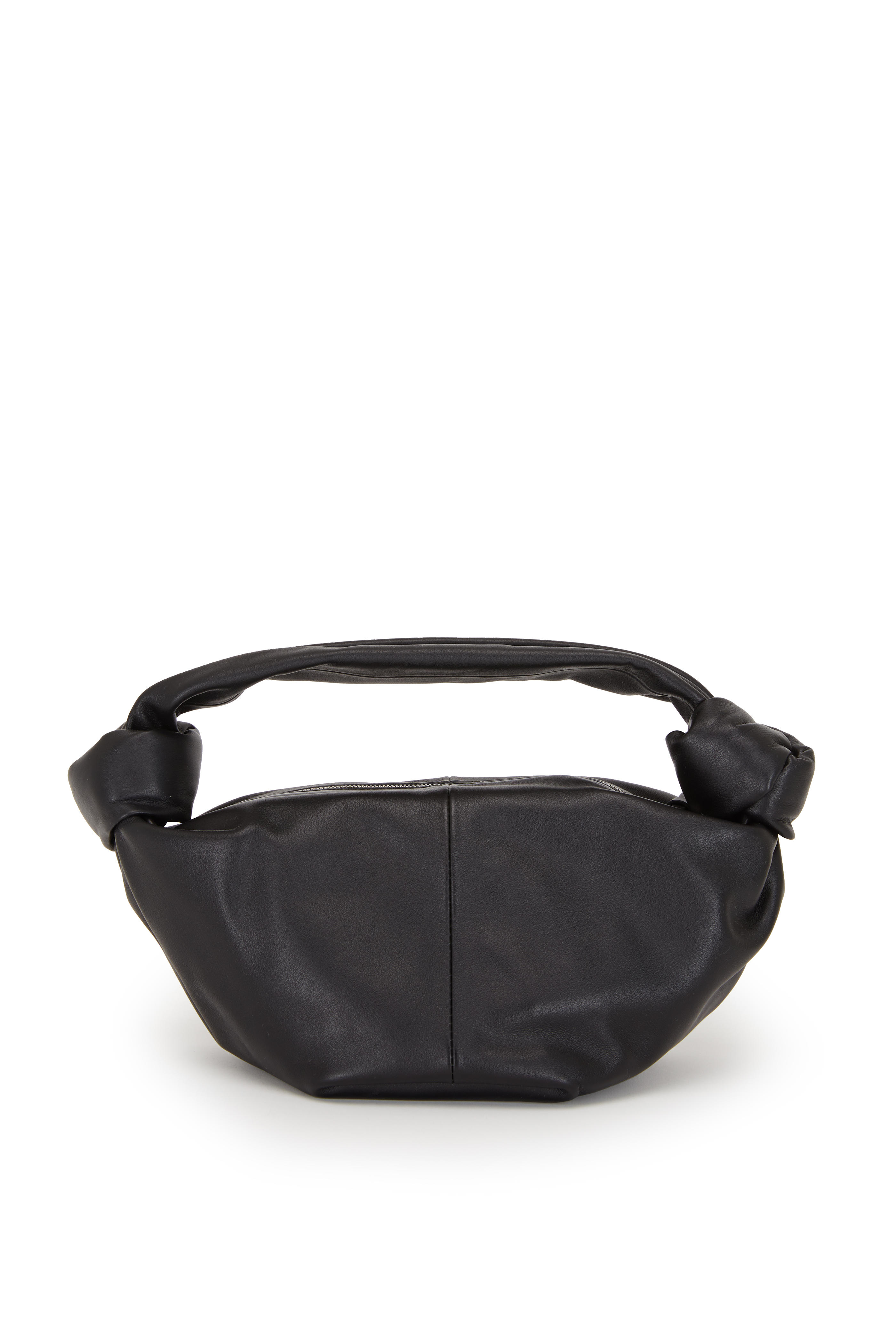 Bottega Veneta Jodie Black Leather Knot Mini Hobo Bag Mitchell Stores