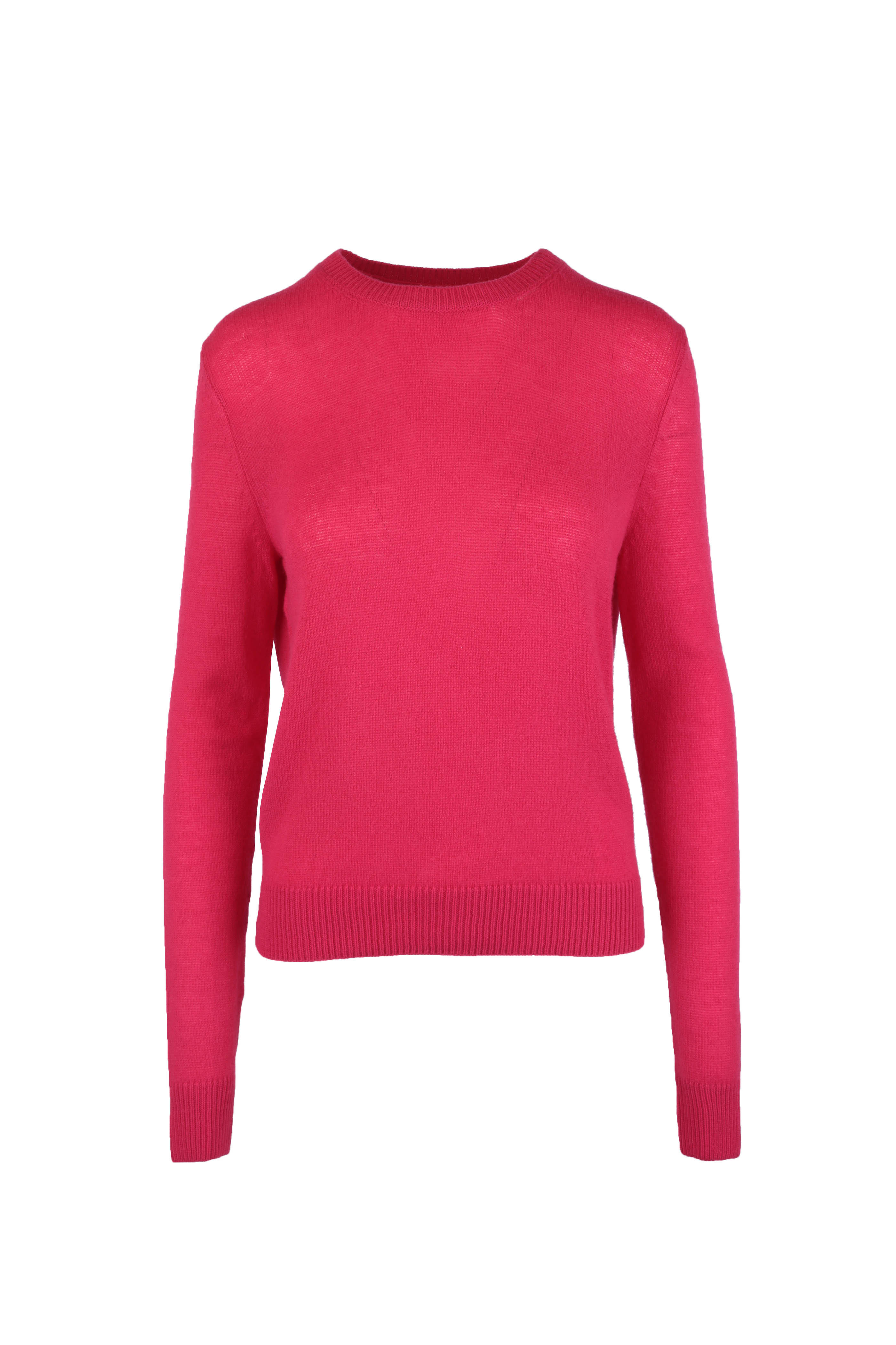 fuchsia cashmere sweater